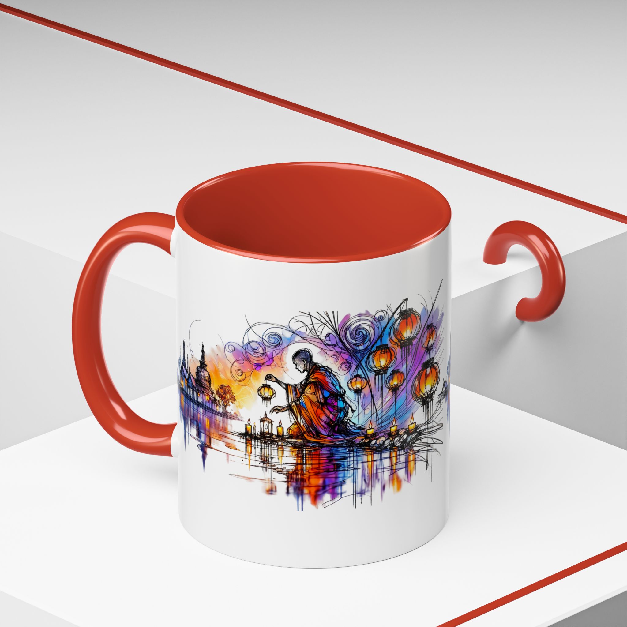 Office mug Buddha coffee Cup yoga tea Mug coffee meditation accessory mindfulnss cool gift for her – Image 16