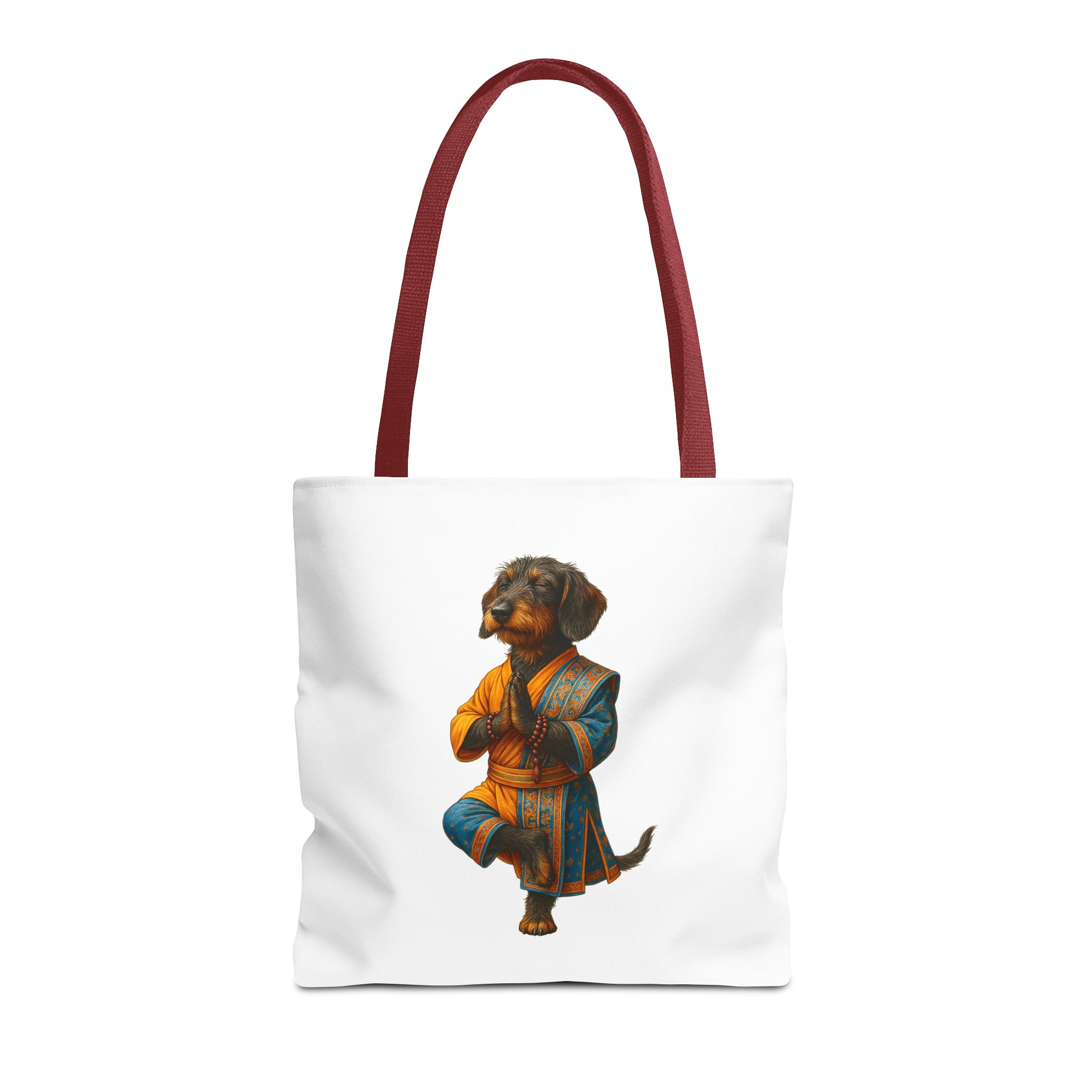 Funny canvas tote bag yoga cute tote bag dog yoga gift mindfulness shoulder bag puppy purse pet lover handbag - Imagen 9