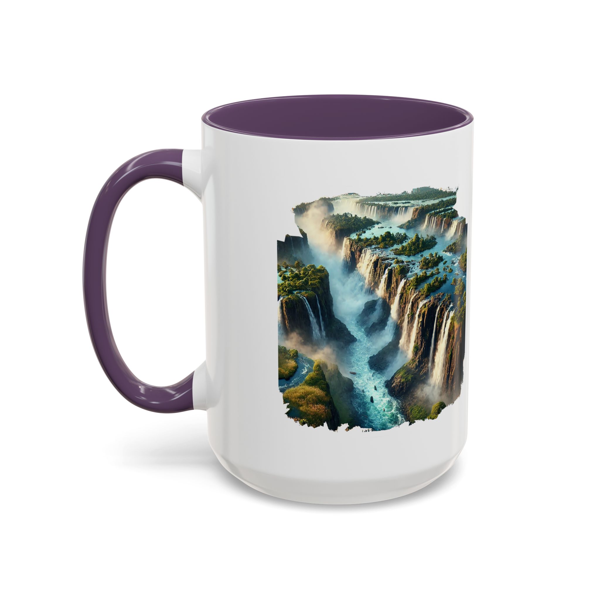 Tea mug Landscape Brazil office mug nature Iguazu & igacu print boho gift coffee accessory unique cup vintage - Image 58