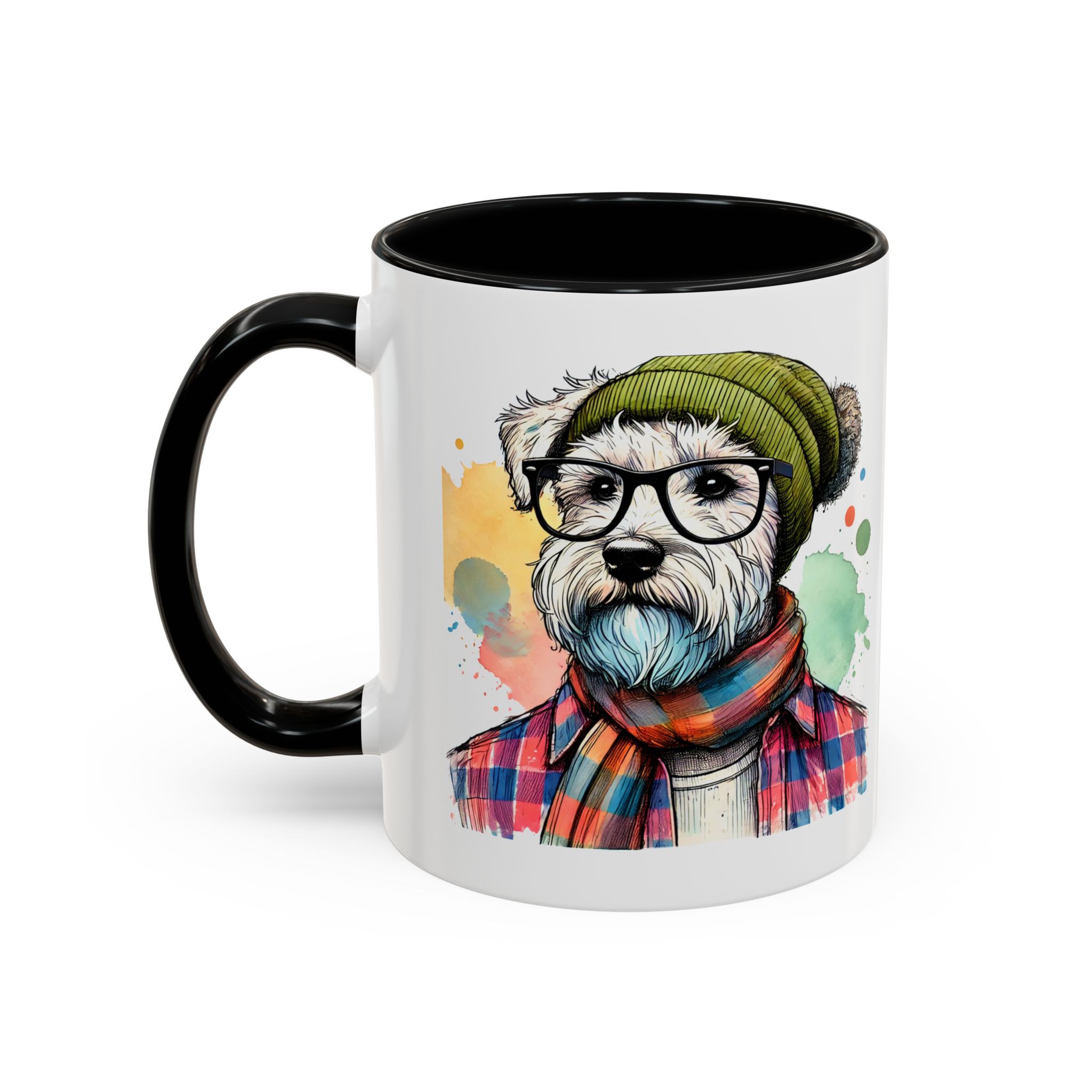 Funny mug dog Boho coffee mug funny gift pet lover hipster accessory lover tea office mug unique design