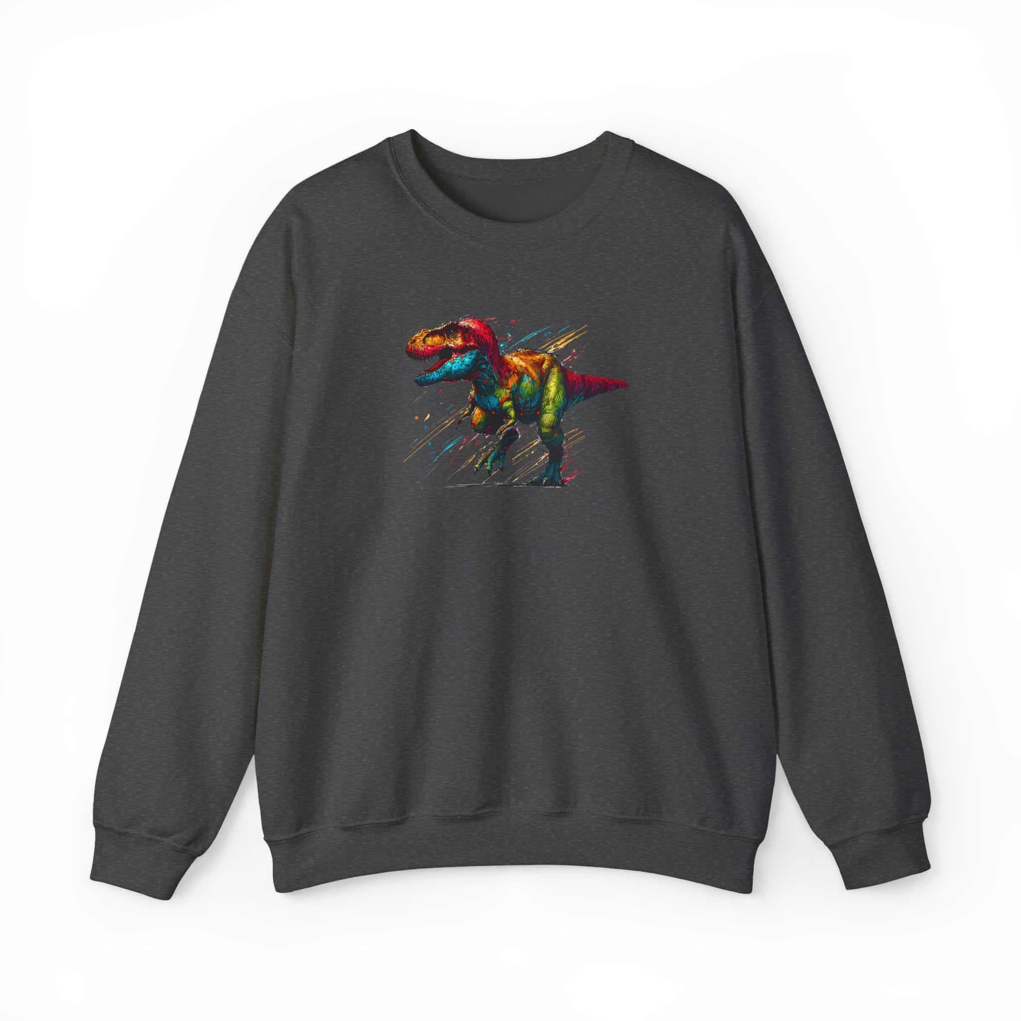Jurassic sweatshirt – Dino sweatshirt – Triceratops sweater dinosaur print - Image 20