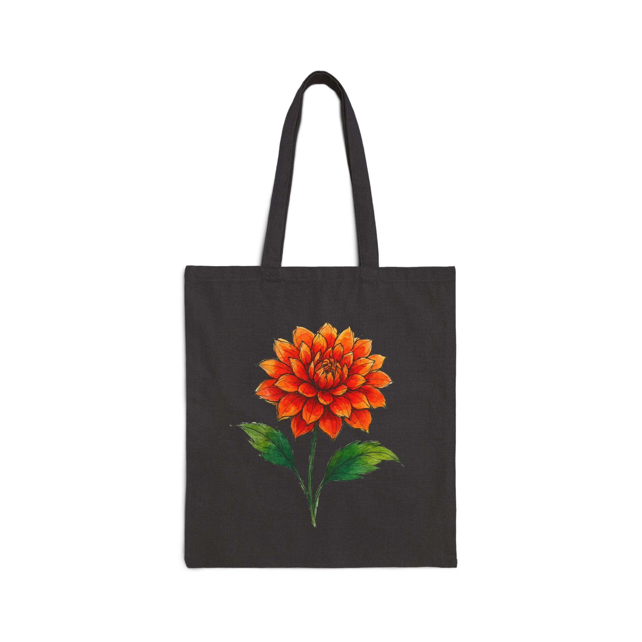 Wildflower canvas tote bag vintage flowers cute tote bag flowers shoulder bag gift for her tropical plant purse - Image 5