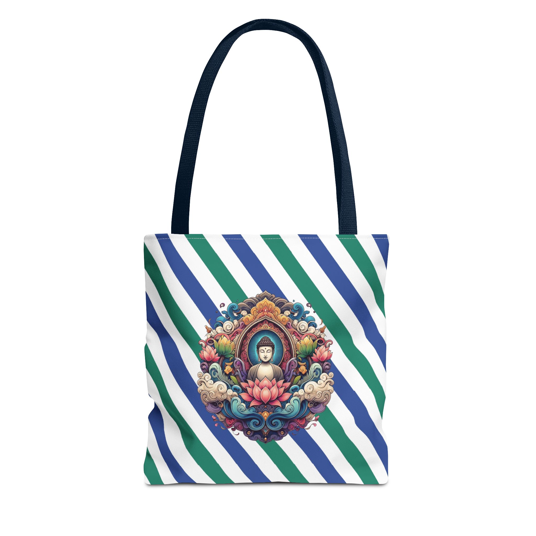 Yoga gift Canvas tote bag buddha shoulder bag meditation handbag vintage mindfulness handbag – Image 25