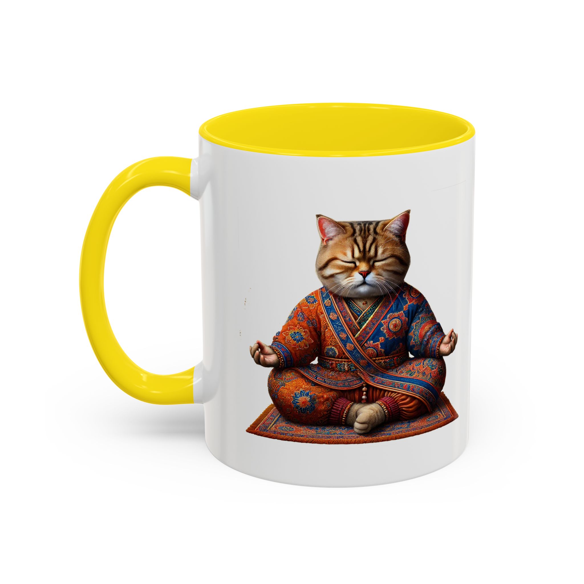 Office Mug cat lover yoga gift for mom Tea cup coffee Mug meditation accessory mindfulness pet design - Image 50