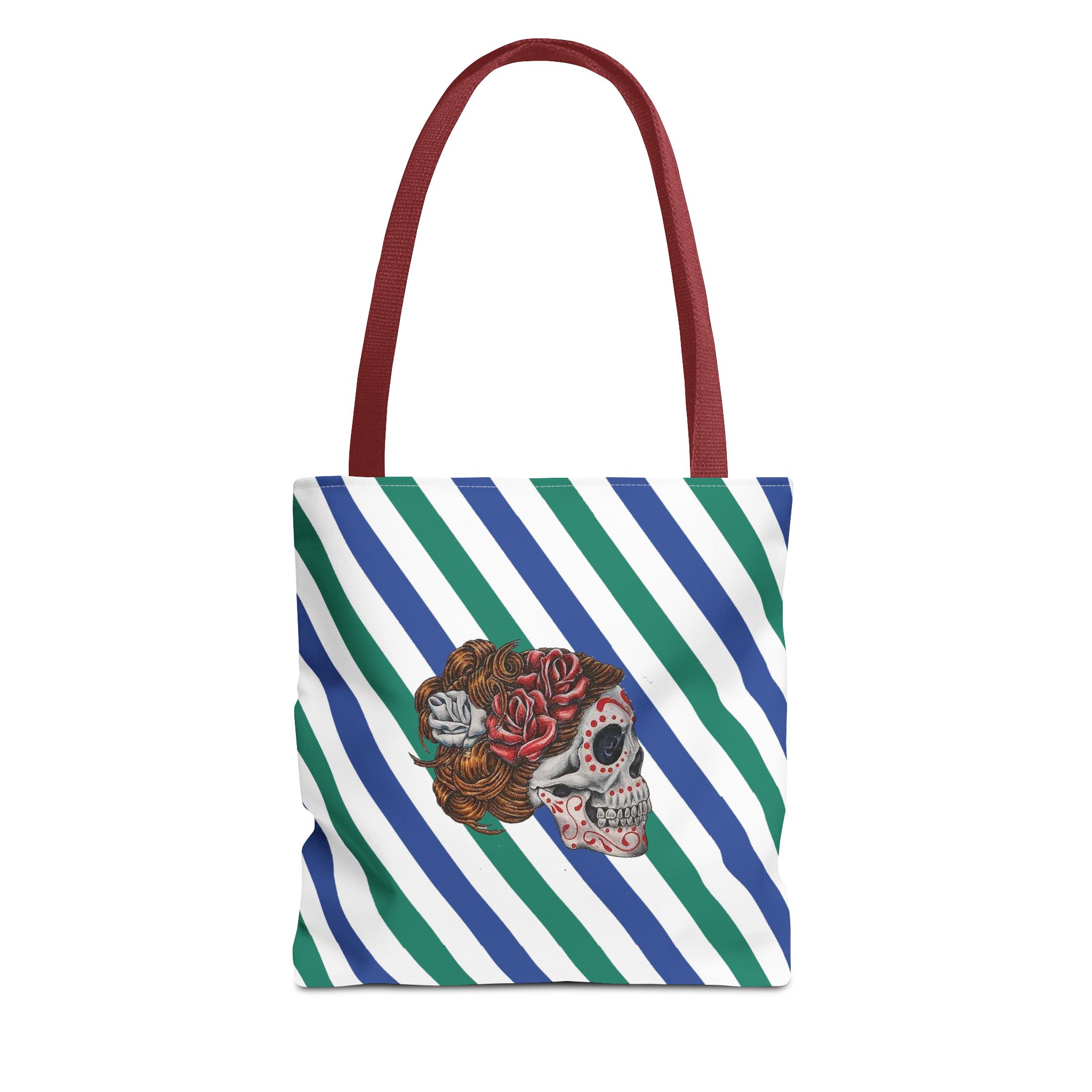 Canvas tote bag Surrealism Dia de los muertos shoulder bag unique Drawing by Celebrated Artist – Image 7