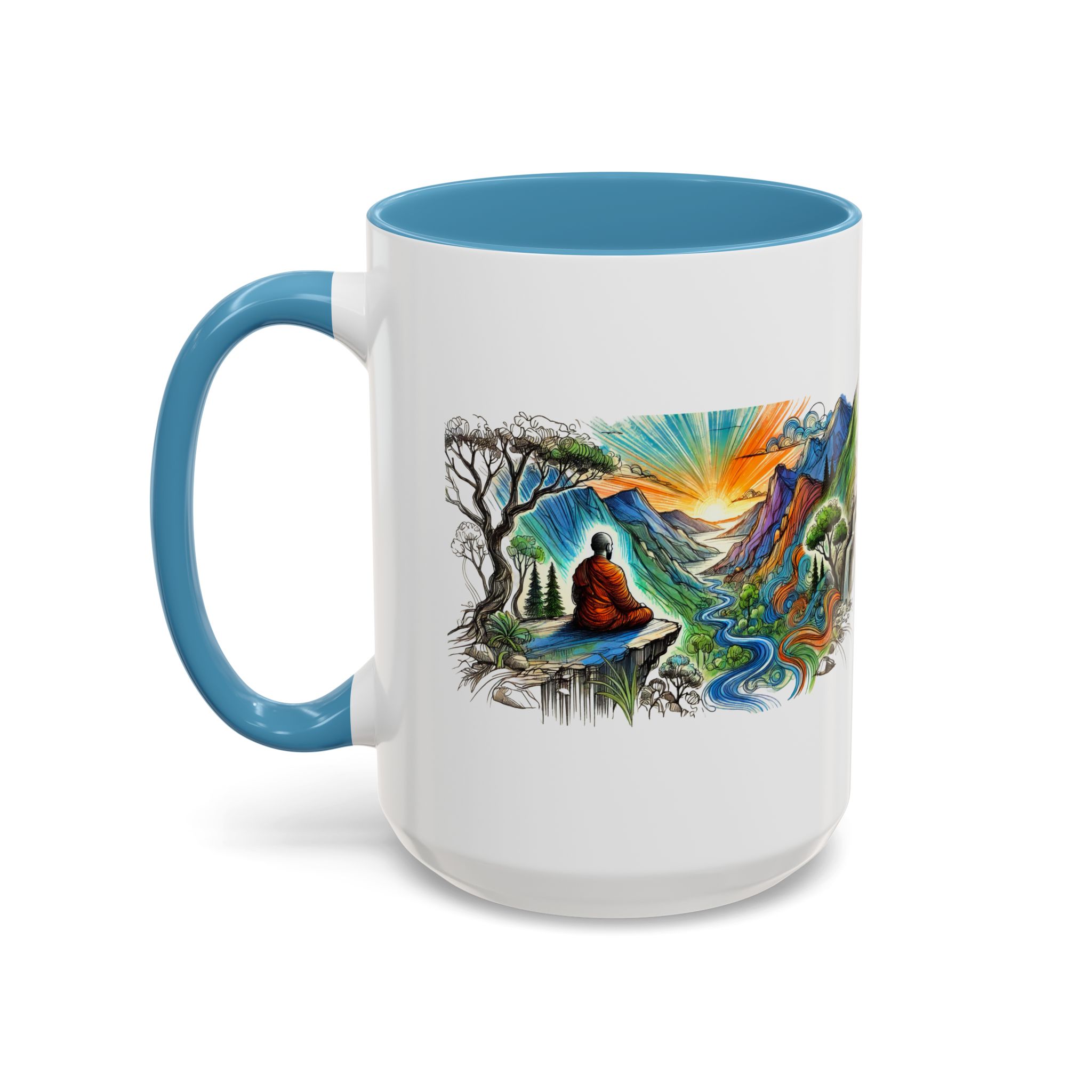 Unique mug Free spirit Tea Cup buddhism accessory Meditation Mug vintage mug yoga gift for her buddha design - Image 42