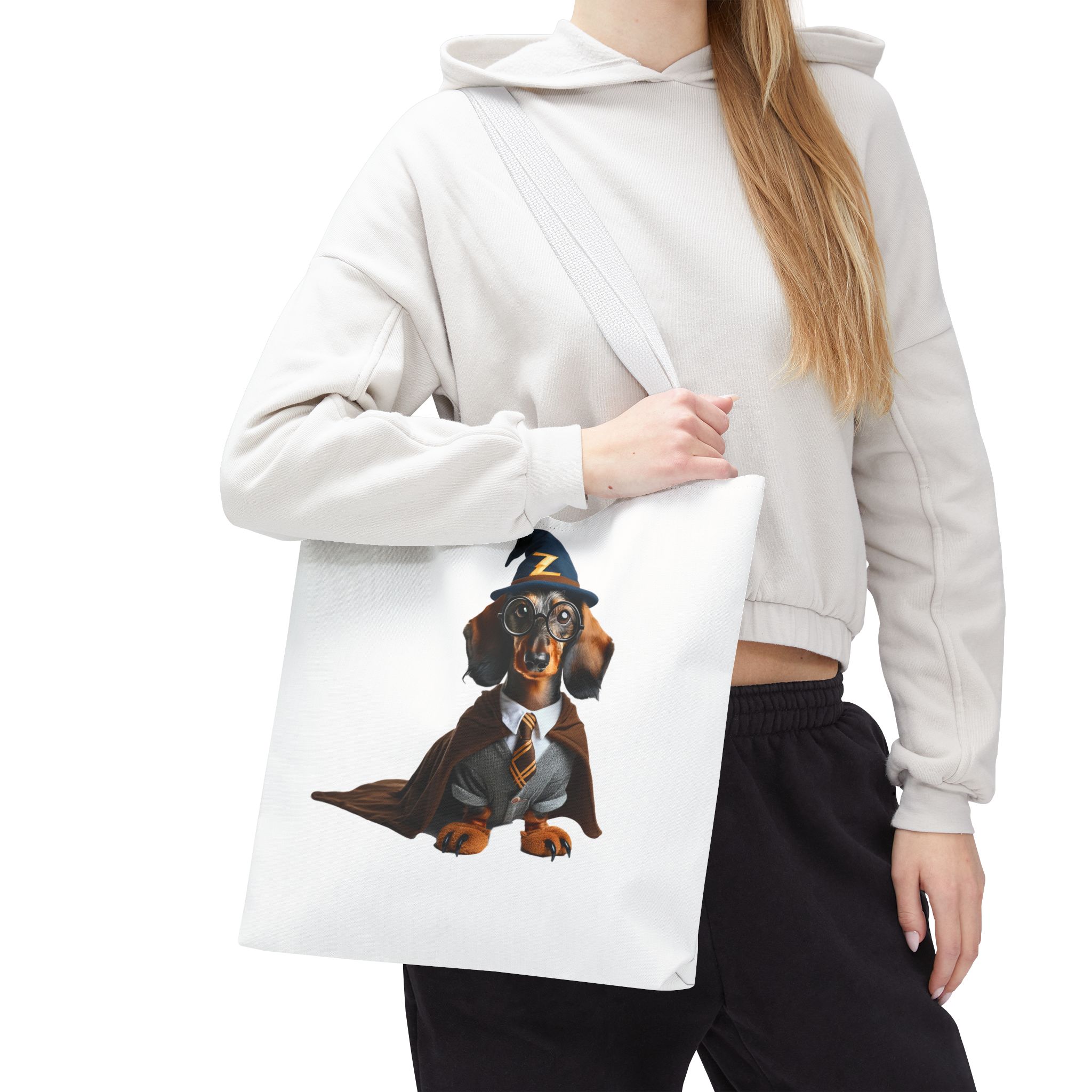 Funny Canvas Tote bag dachshund fantasy Bag cute clothing gift dog lover purse stylish shoulder bag unusual Handbag unique - Image 16