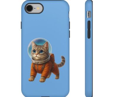 Cat in Space Suit Phone Case