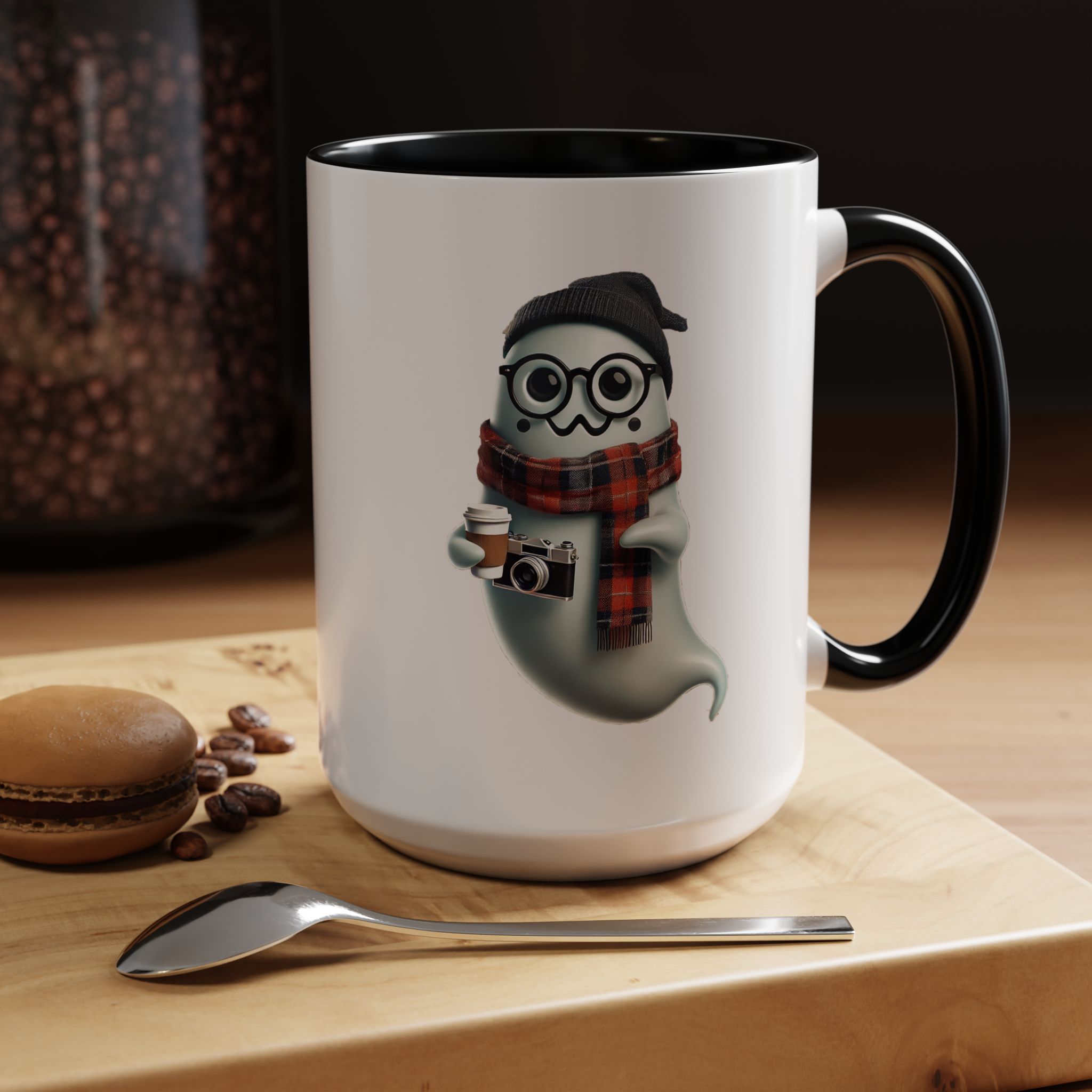 Funny mug boho Ghost coffee cup gift for him Ghost office Mug music lover accessory cool design - Image 19