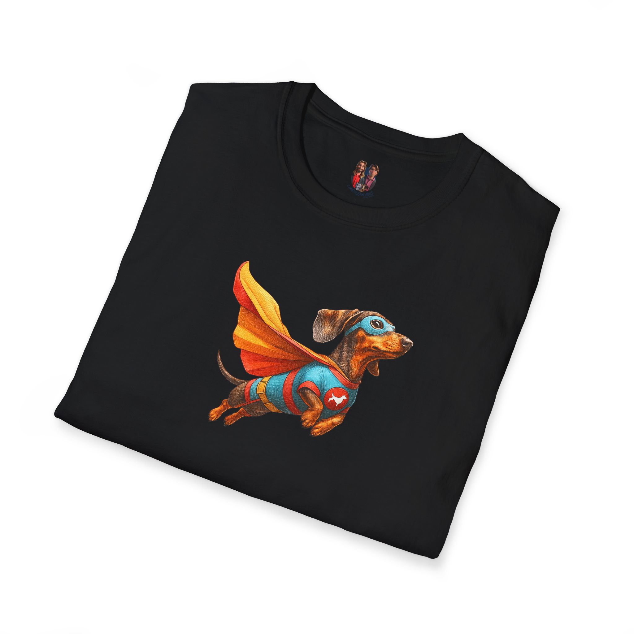 Funny Tshirt Superhero graphic tee dachshund super hero unisex shirt fantasy clothing gift dog apparel - Image 5