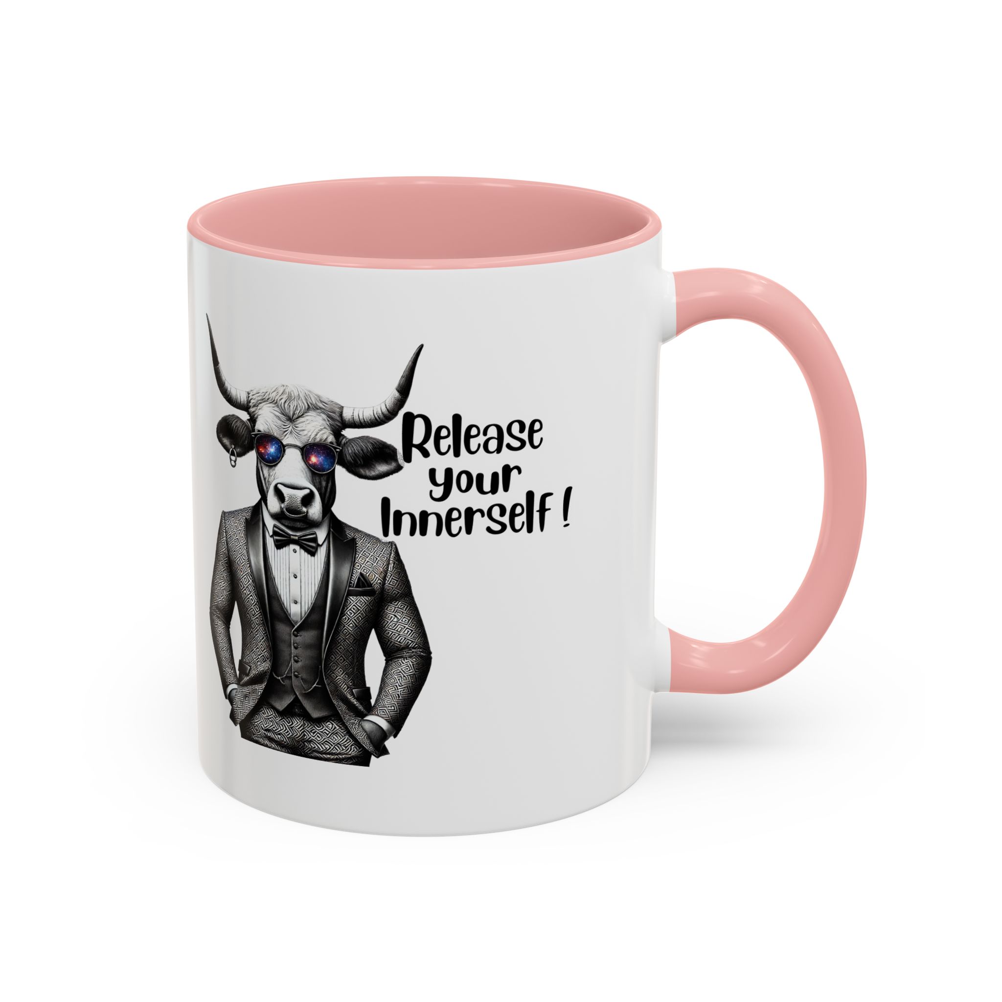 Coffee mug funny motivational gift for her cute cup tea lover cool boho mug office accessory self confidence design bull – Image 9