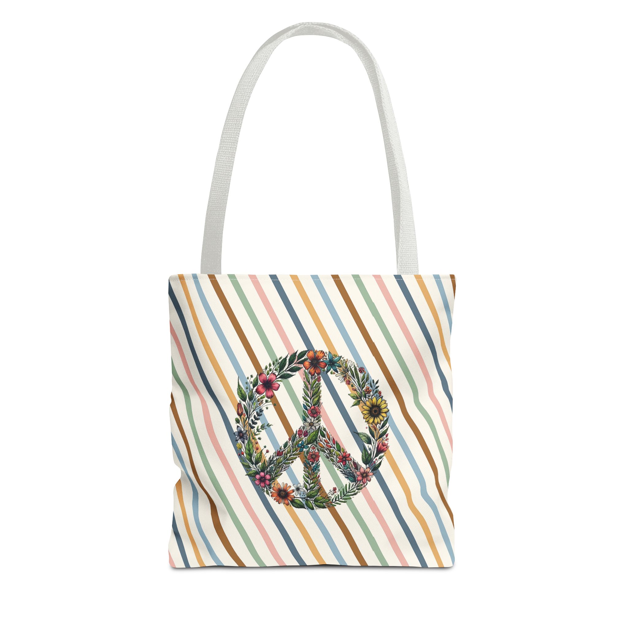 Peace and Love tote bag positive vibes and dreamy vintage look - Image 13