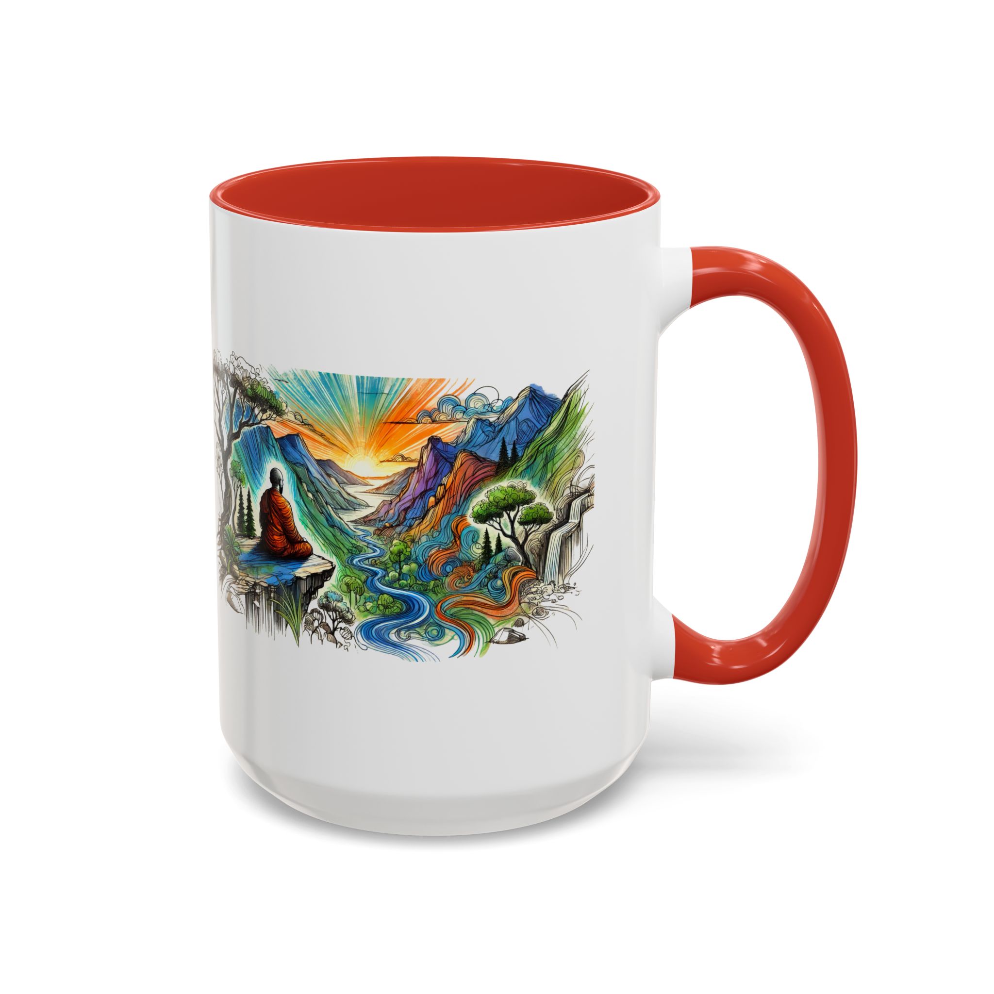 Unique mug Free spirit Tea Cup buddhism accessory Meditation Mug vintage mug yoga gift for her buddha design - Image 33