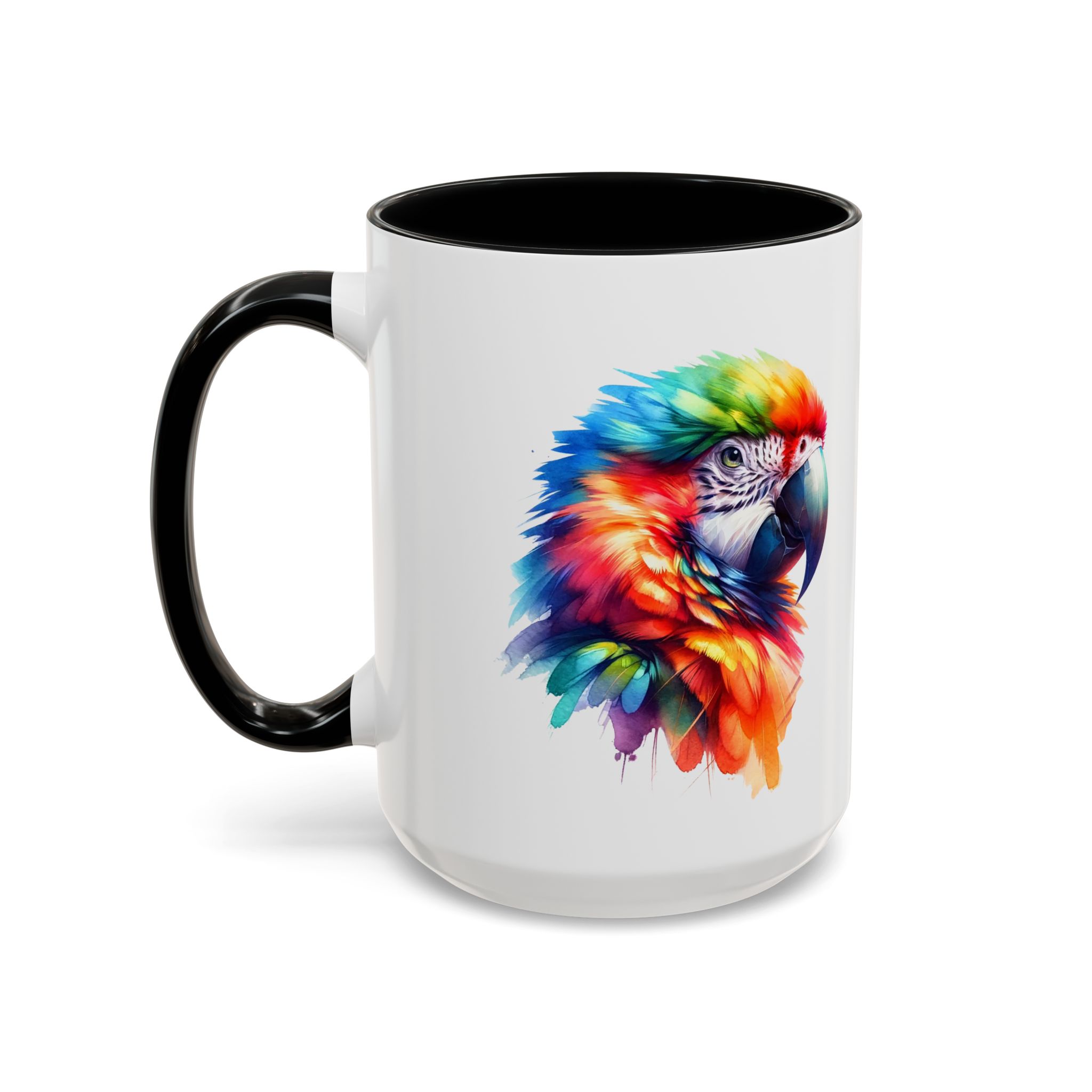 Parrot Mug vivid colors bird lover Cup parrot print cool print nature lover accessory stylish print - Imagen 18