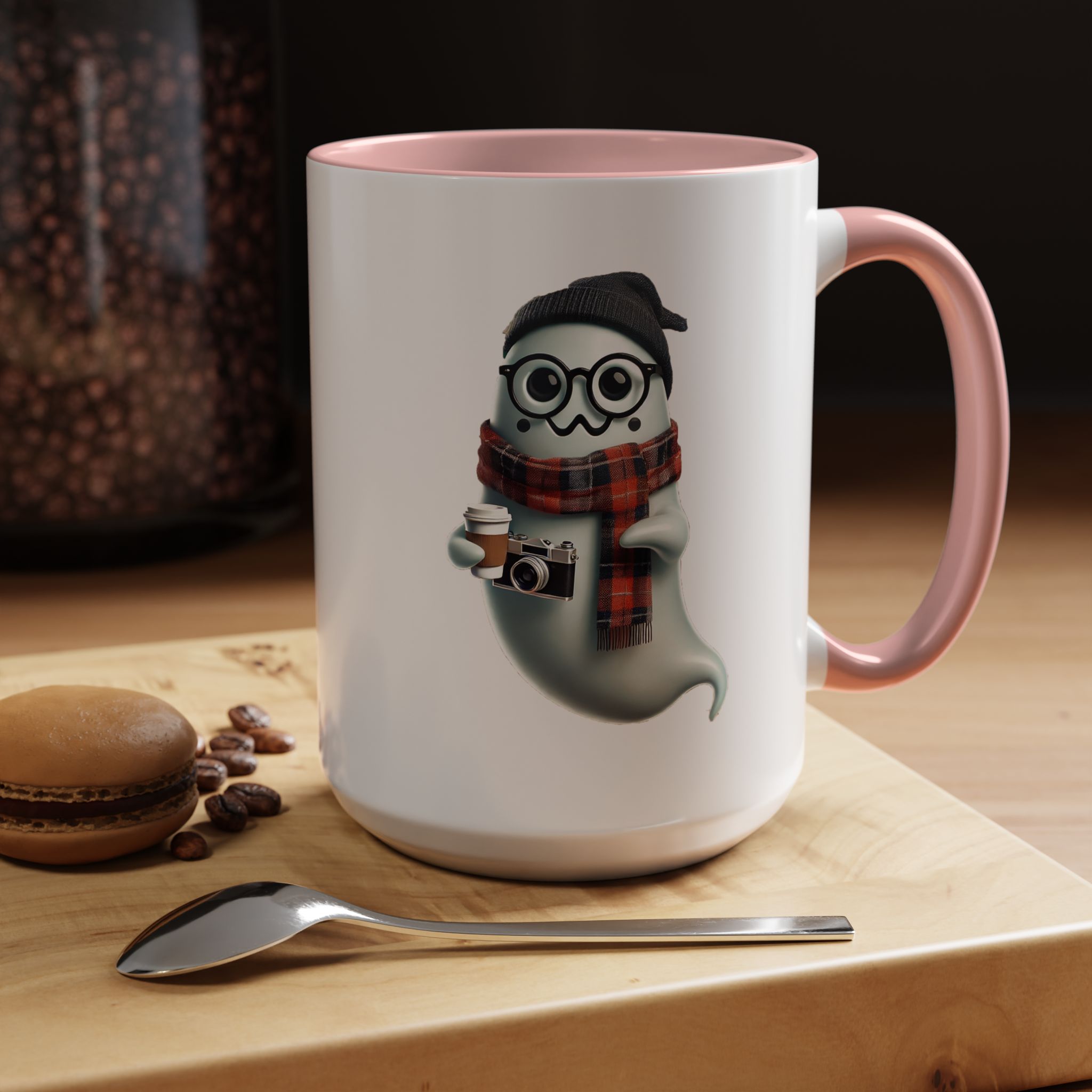 Funny mug boho Ghost coffee cup gift for him Ghost office Mug music lover accessory cool design - Image 27