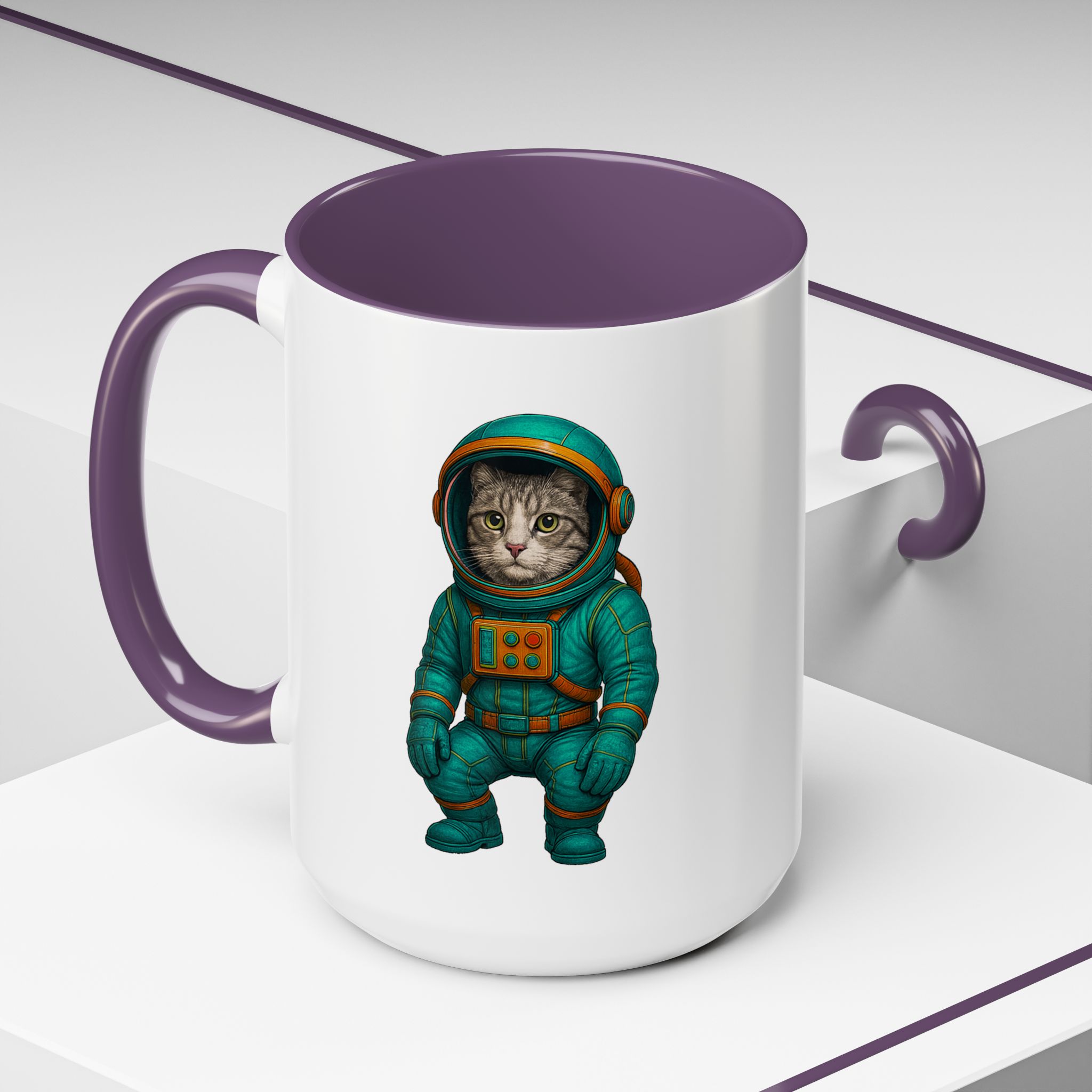 Coffee Mug funny Cat lover boho Mug Cat astronaut tea cup pet unique accessory kitten gift for her - Imagen 60
