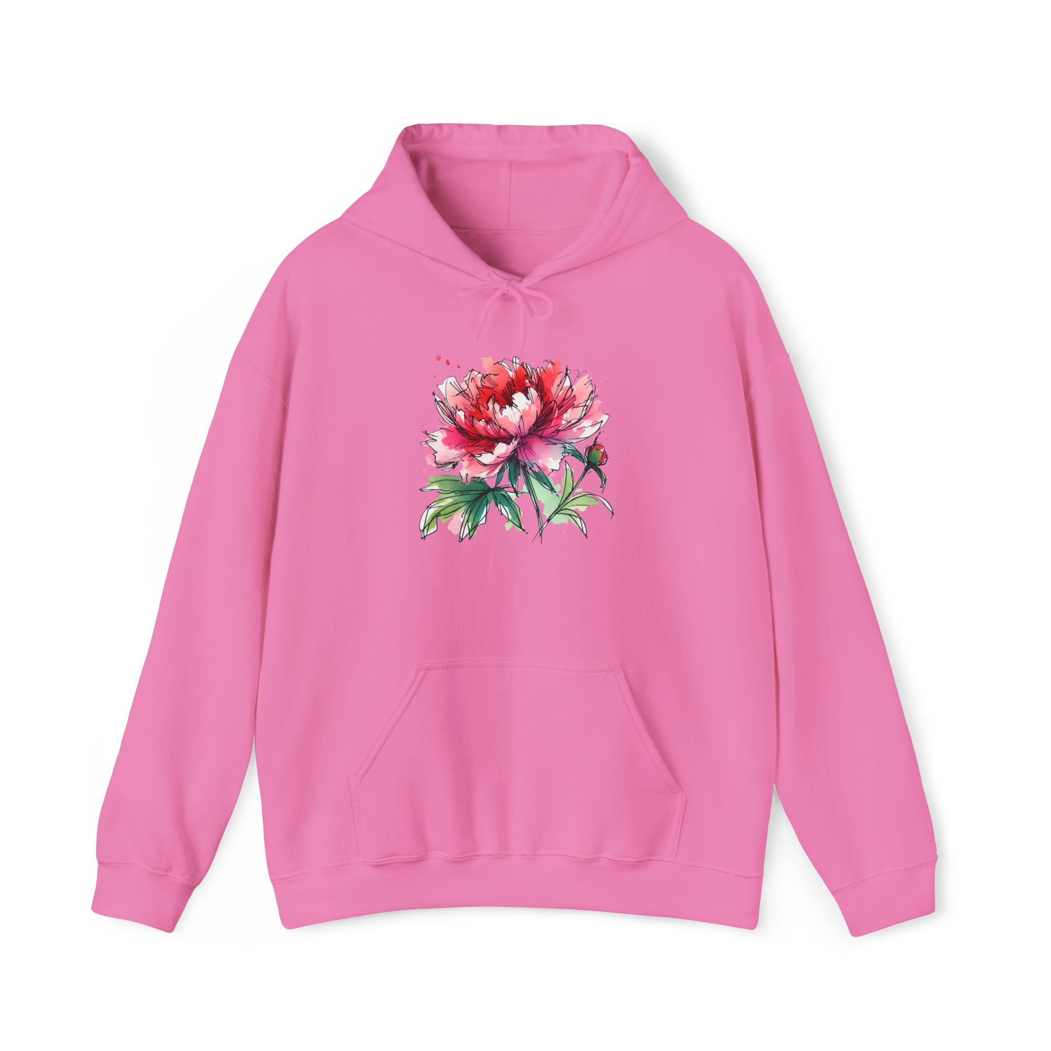 Flower Hoodie – Tropical Hoodie – Flower Print Sweatshirt - Image 32