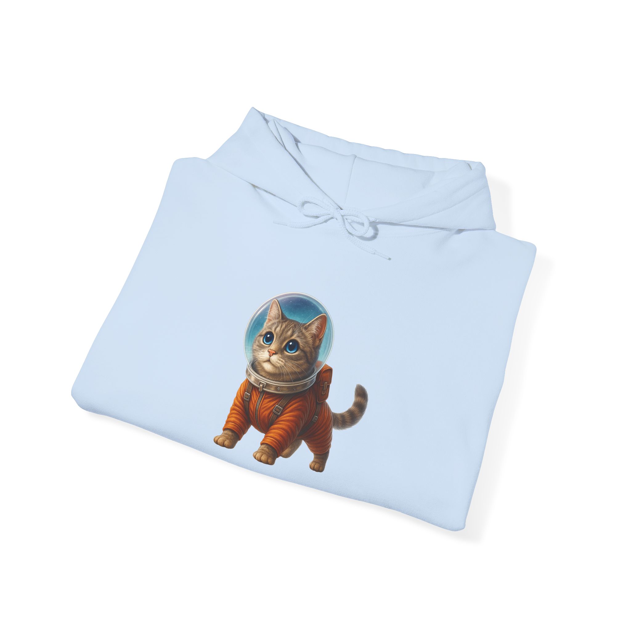 Space Cat Hoodie – Cat Astronaut sweatshirt – Outer Space Cat Hoodie kitty print - Image 13