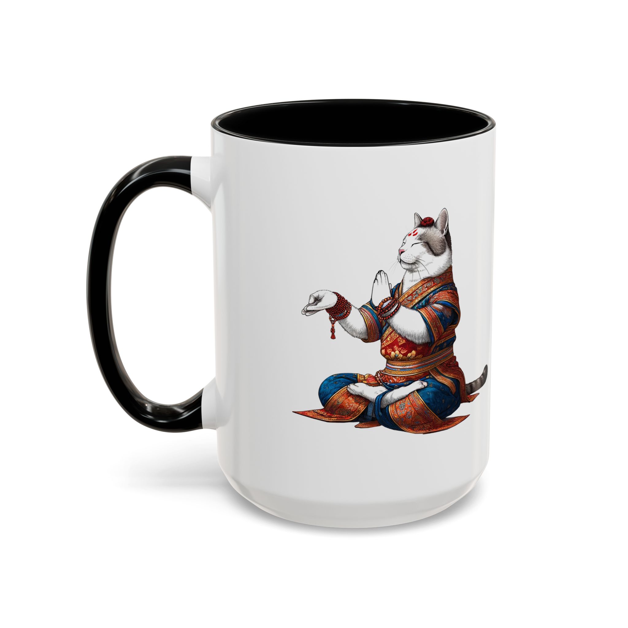 Office Mug cat lover yoga gift for mom Tea cup coffee Mug meditation accessory mindfulness pet design - Image 22