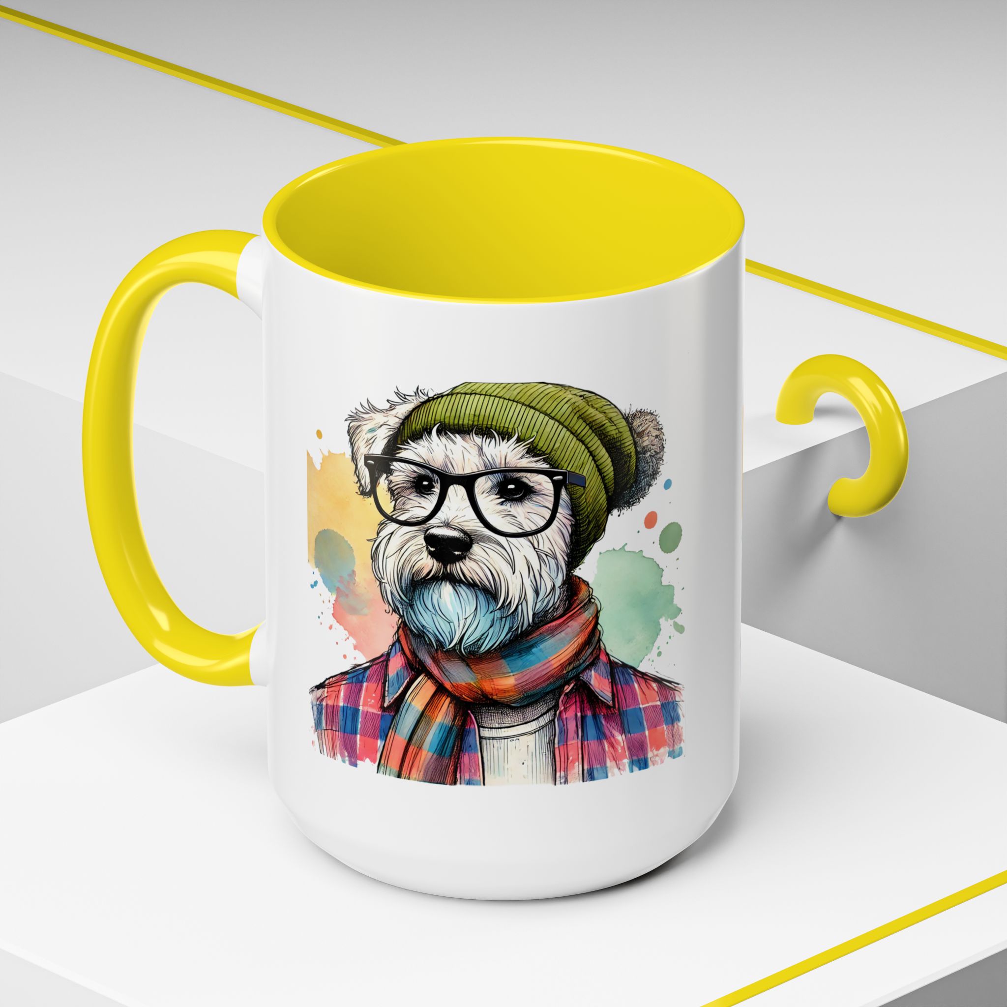 Funny mug dog Boho coffee mug funny gift pet lover hipster accessory lover tea office mug unique design - Image 64