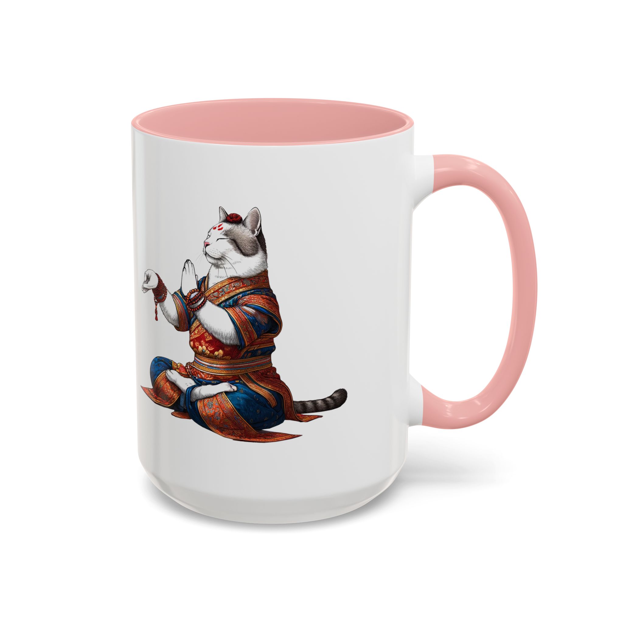 Office Mug cat lover yoga gift for mom Tea cup coffee Mug meditation accessory mindfulness pet design - Image 29