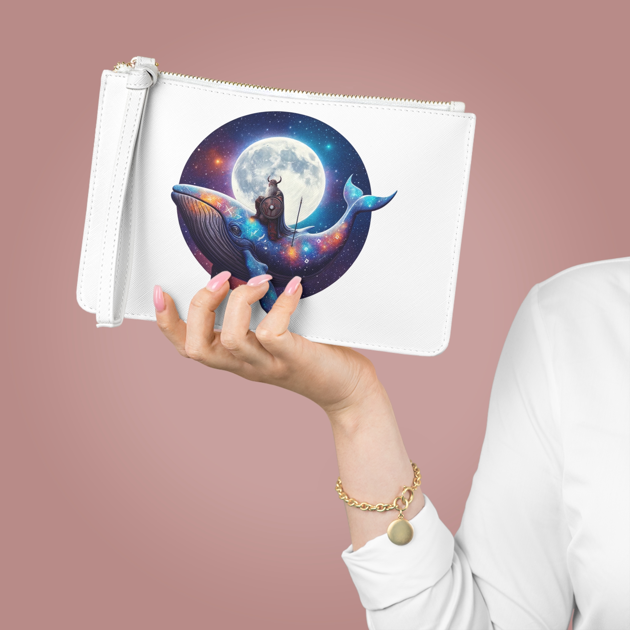 Viking pochette baleine sac à main vintage mythologie sac soirée boho cadeau fun