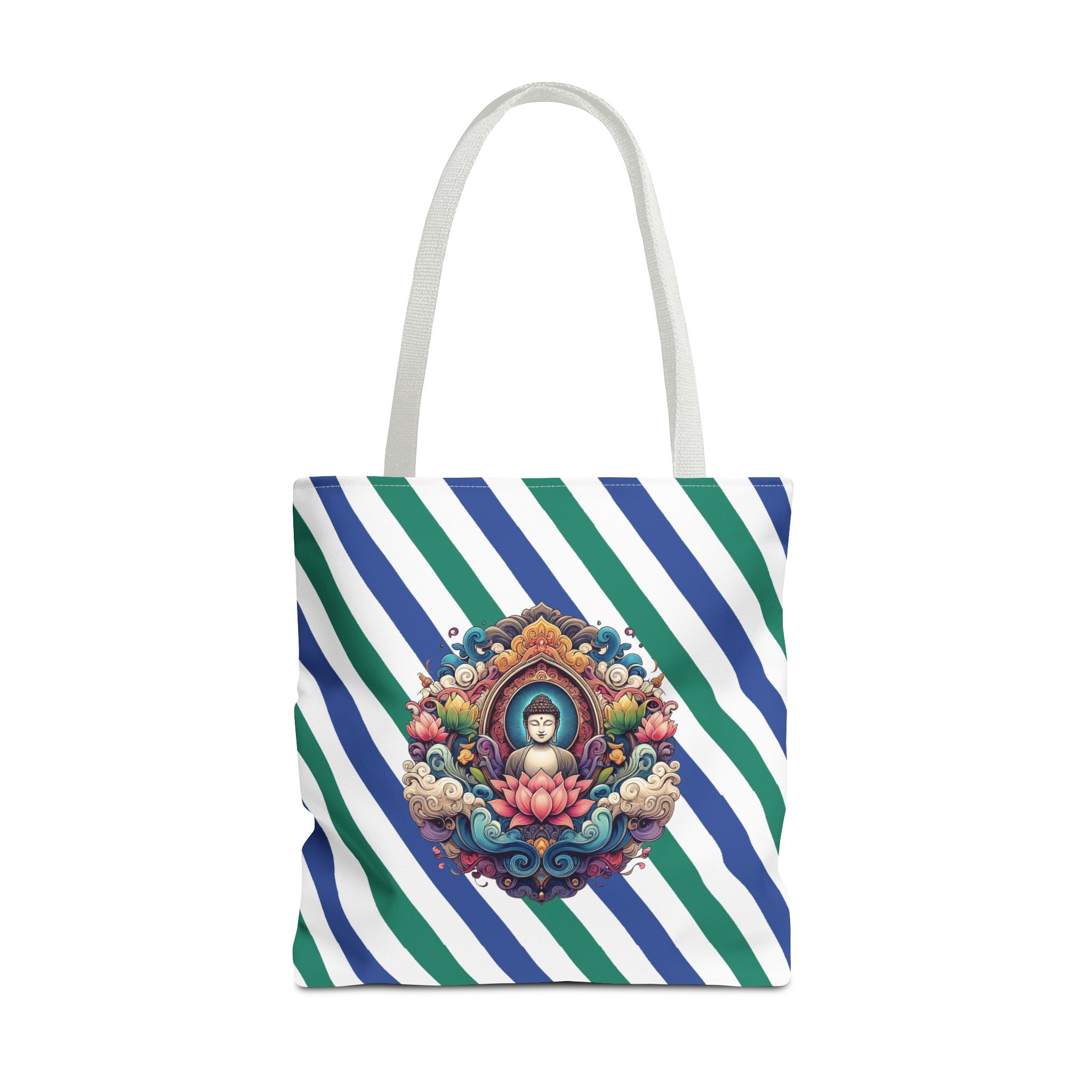 Yoga gift Canvas tote bag buddha shoulder bag meditation handbag vintage mindfulness handbag – Image 17