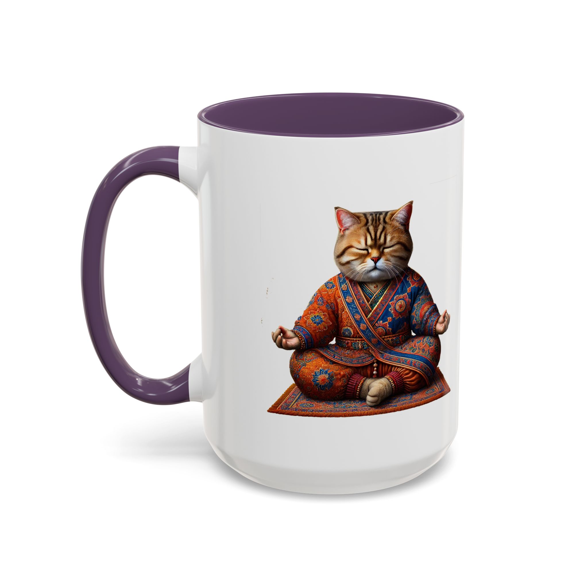 Office Mug cat lover yoga gift for mom Tea cup coffee Mug meditation accessory mindfulness pet design - Image 58