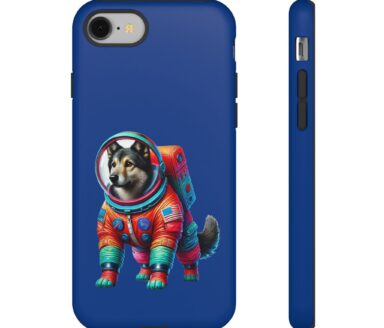 Colorful Dog Astronaut Phone Case