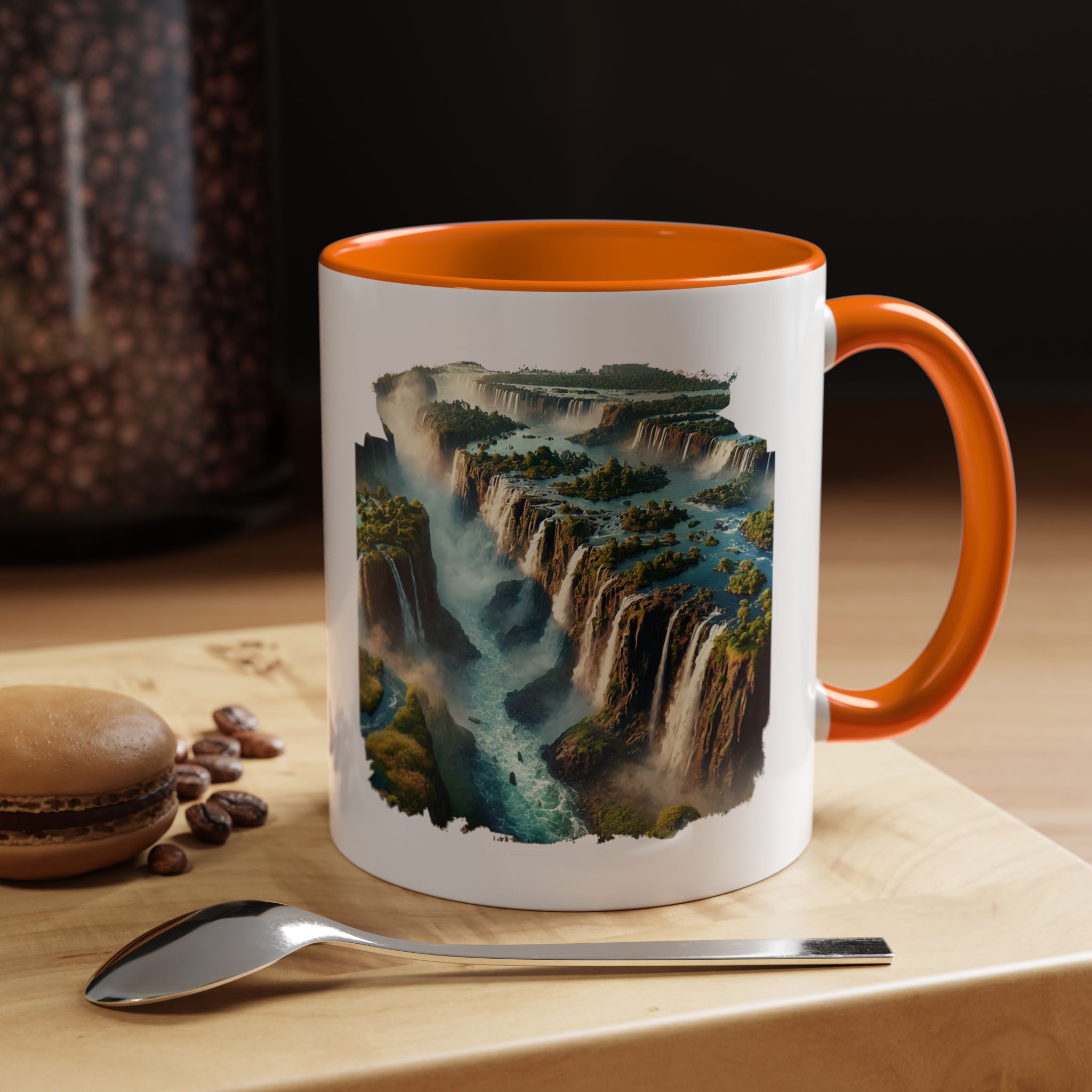 Tea mug Landscape Brazil office mug nature Iguazu & igacu print boho gift coffee accessory unique cup vintage - Image 43