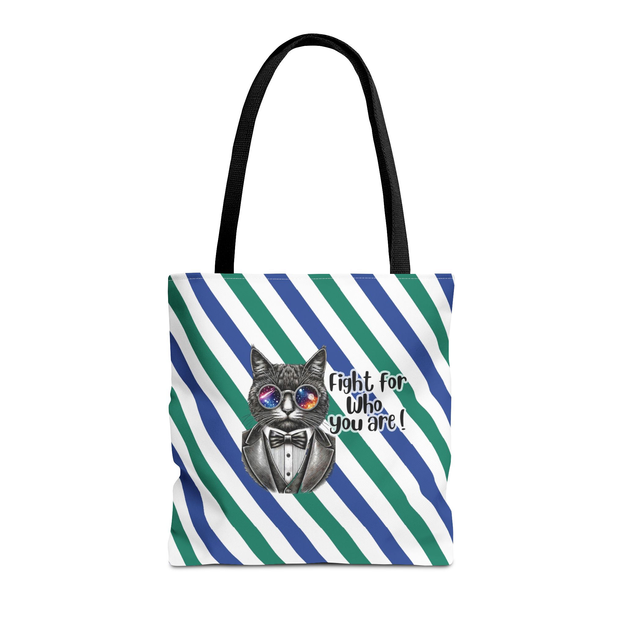 Funny tote bag Motivational vintage bag cat design cute tote bag Cool animal shoulder bag - Image 3