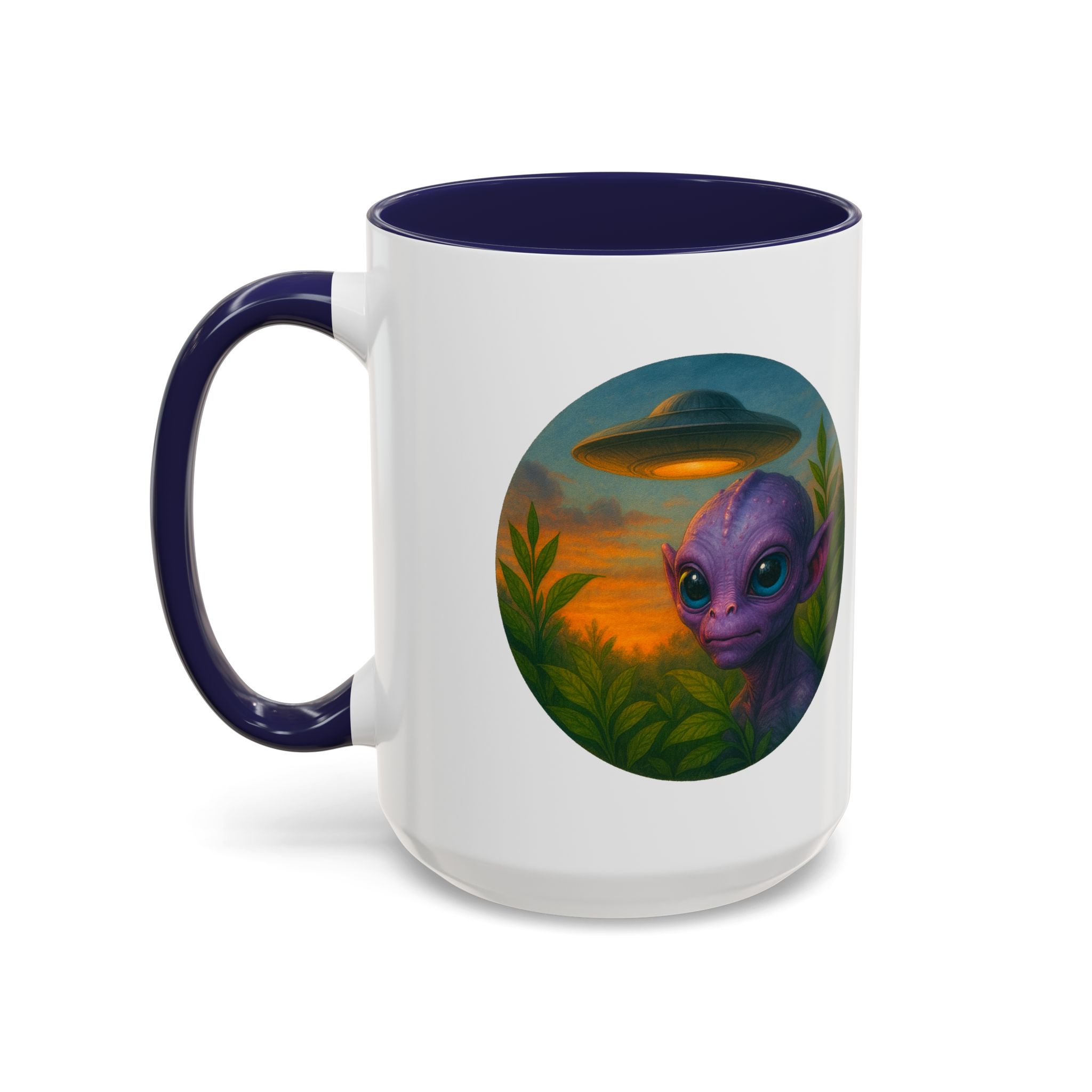 Alien mug and cup extraterrestrial whale fantasy funny vintage graphic oversized womens design - Image 26