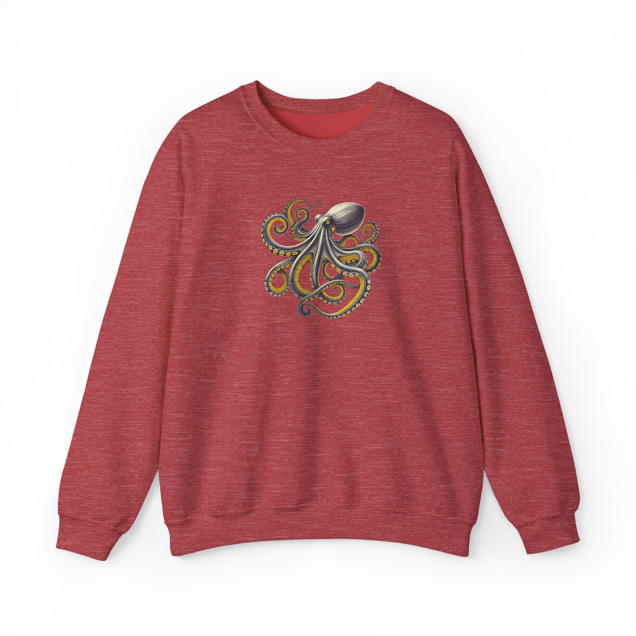 Octopus sweatshirt – Boho Octopus sweater – Japan Octopus Sweatshirt nature print - Image 32