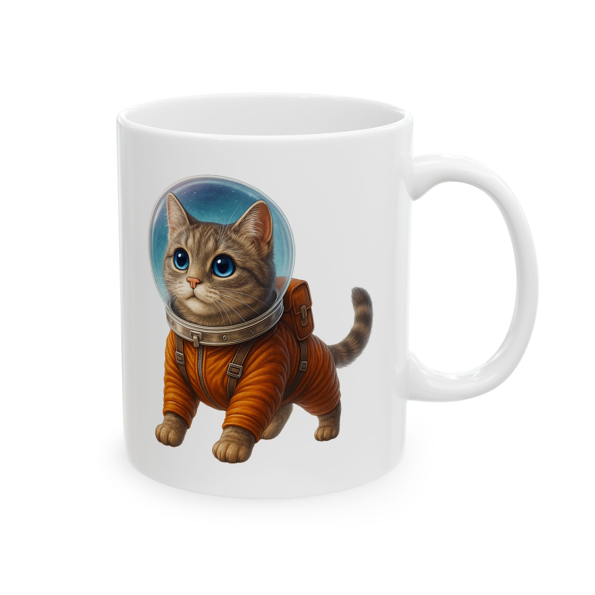 Tasse à café amusante Tasse à thé pour chat astronaute Tasse à thé pour animal de compagnie Accessoire unique Chaton Cadeau pour elle