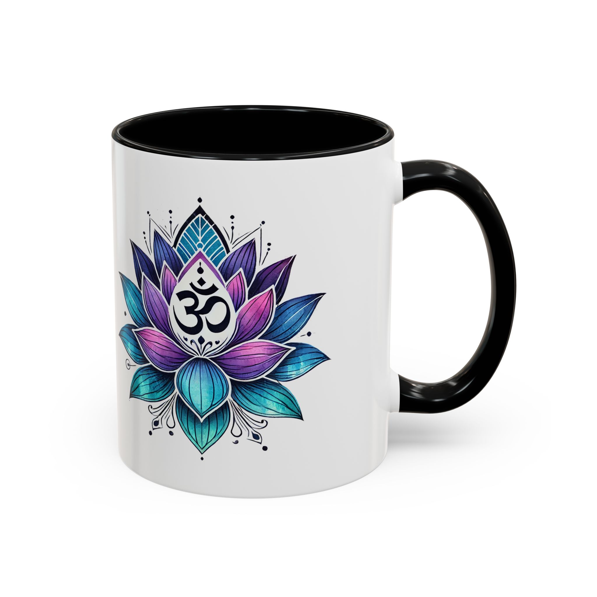 Boho office mug mindfulness mug lotus flower yoga gift coffee lover meditation accessory tea cup cute – Image 5
