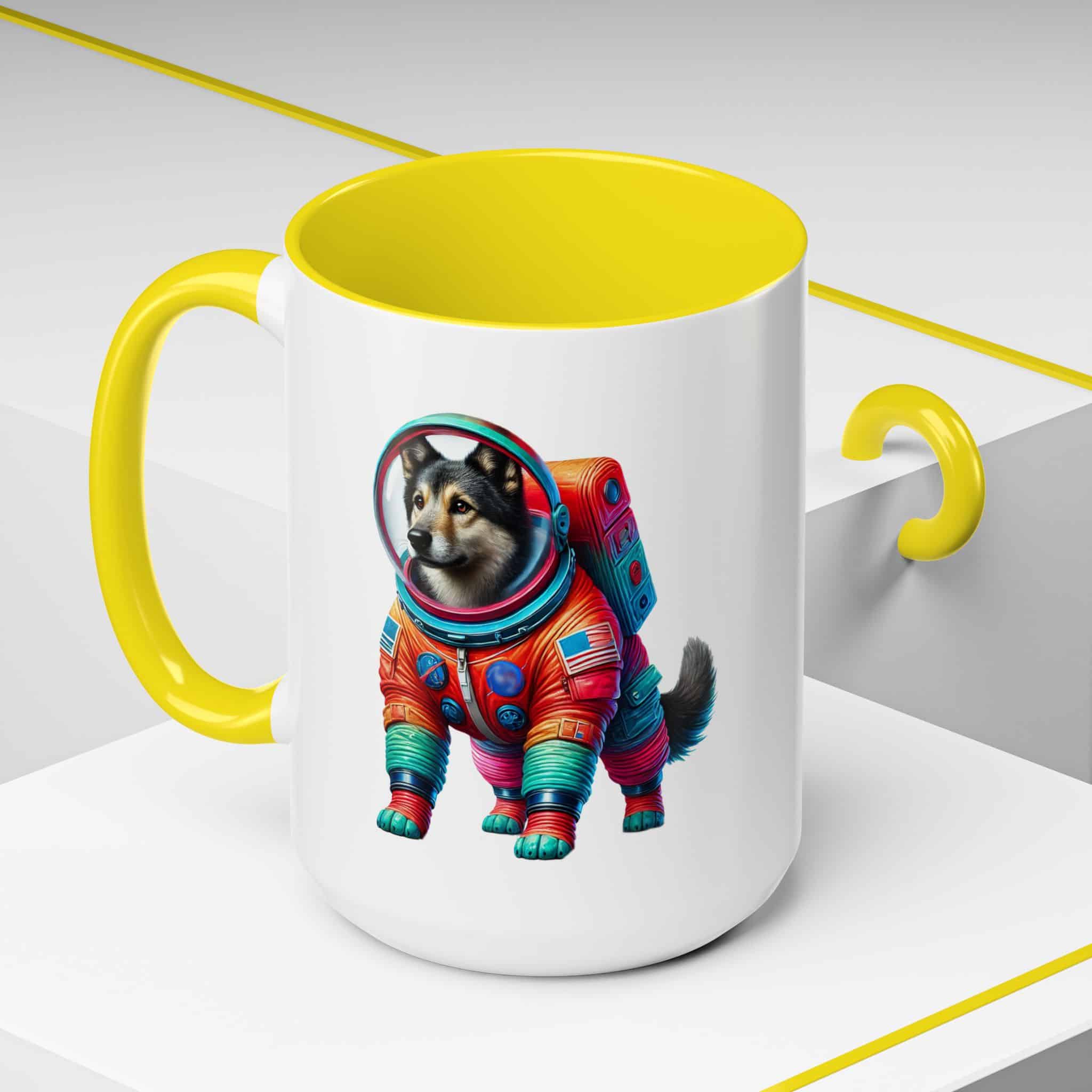 Office mug Dog Outerspace coffee cup Dachshund astronaut tea lover boho gift for her pet accessory puppy - Image 64