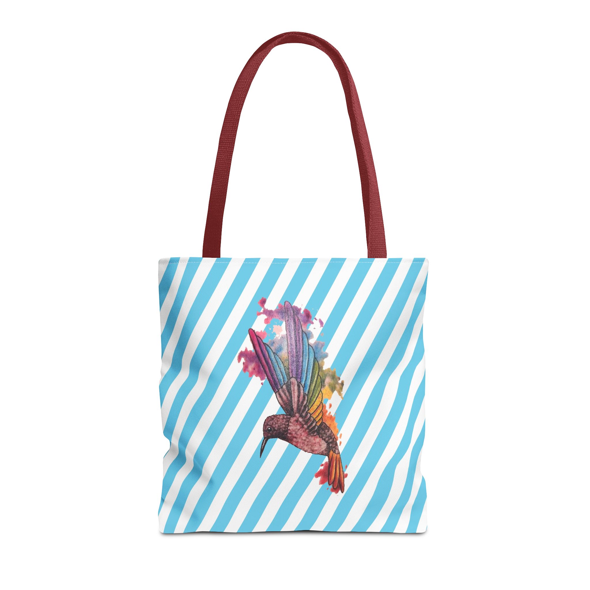 Canvas tote bag Surrealist shoulder bag hummingbird Unique Fantasy cute tote bag by Real Artist for Creative Souls - Image 9