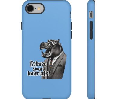 Hippo Head Phone Case