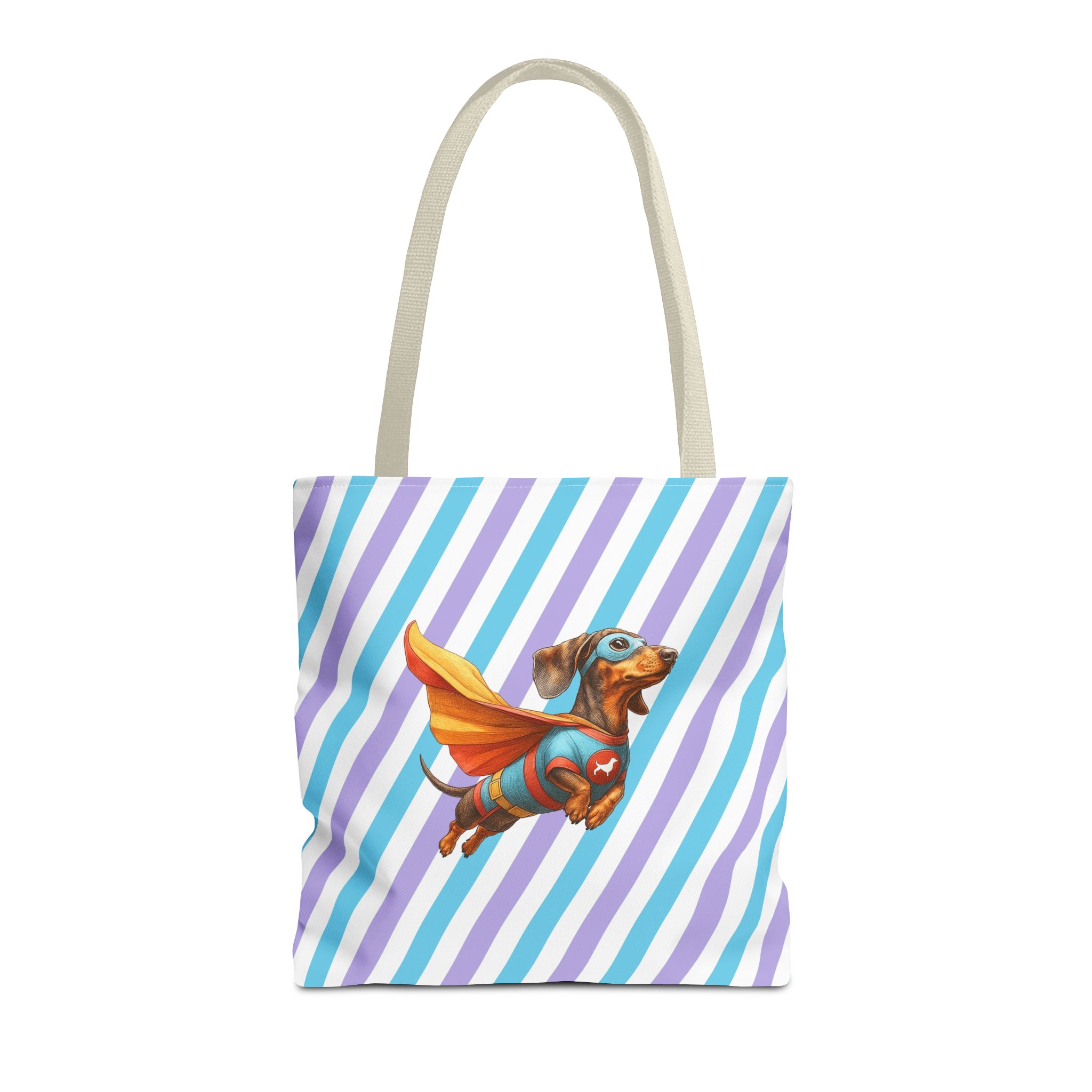 Funny canva tote bag Superhero cute tote bag dachshund super hero shoulder bag fantasy gift dog purse - Image 21
