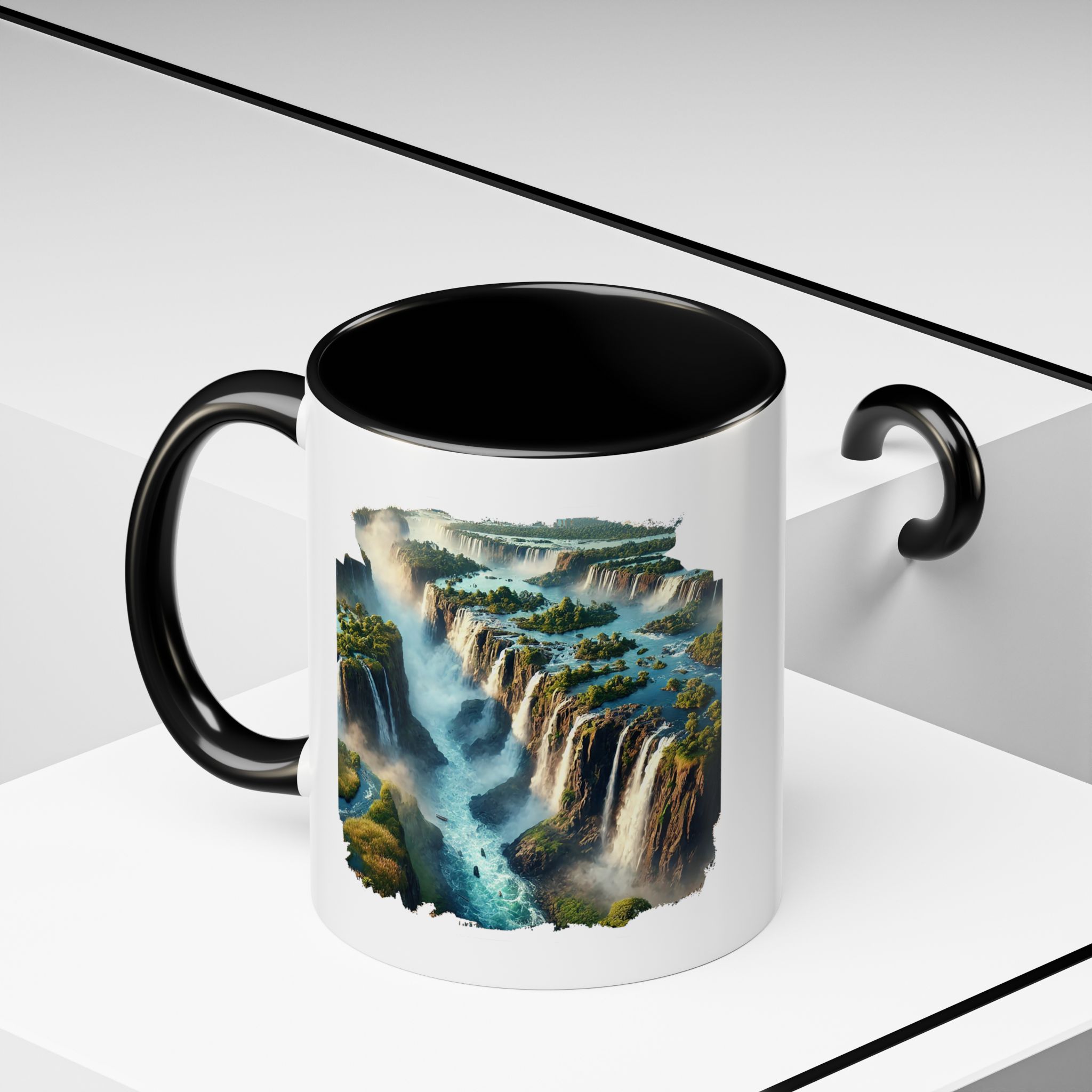 Tea mug Landscape Brazil office mug nature Iguazu & igacu print boho gift coffee accessory unique cup vintage - Image 4