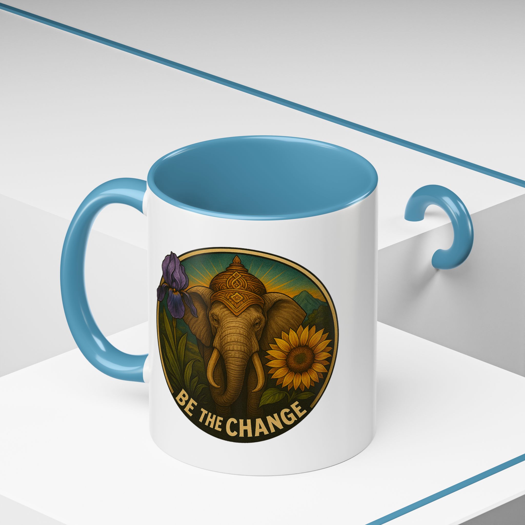 Surrealist coffee mug buddha Fantasy mug Limited Edition Hand Drawn Art by Real Artist - Imagen 36