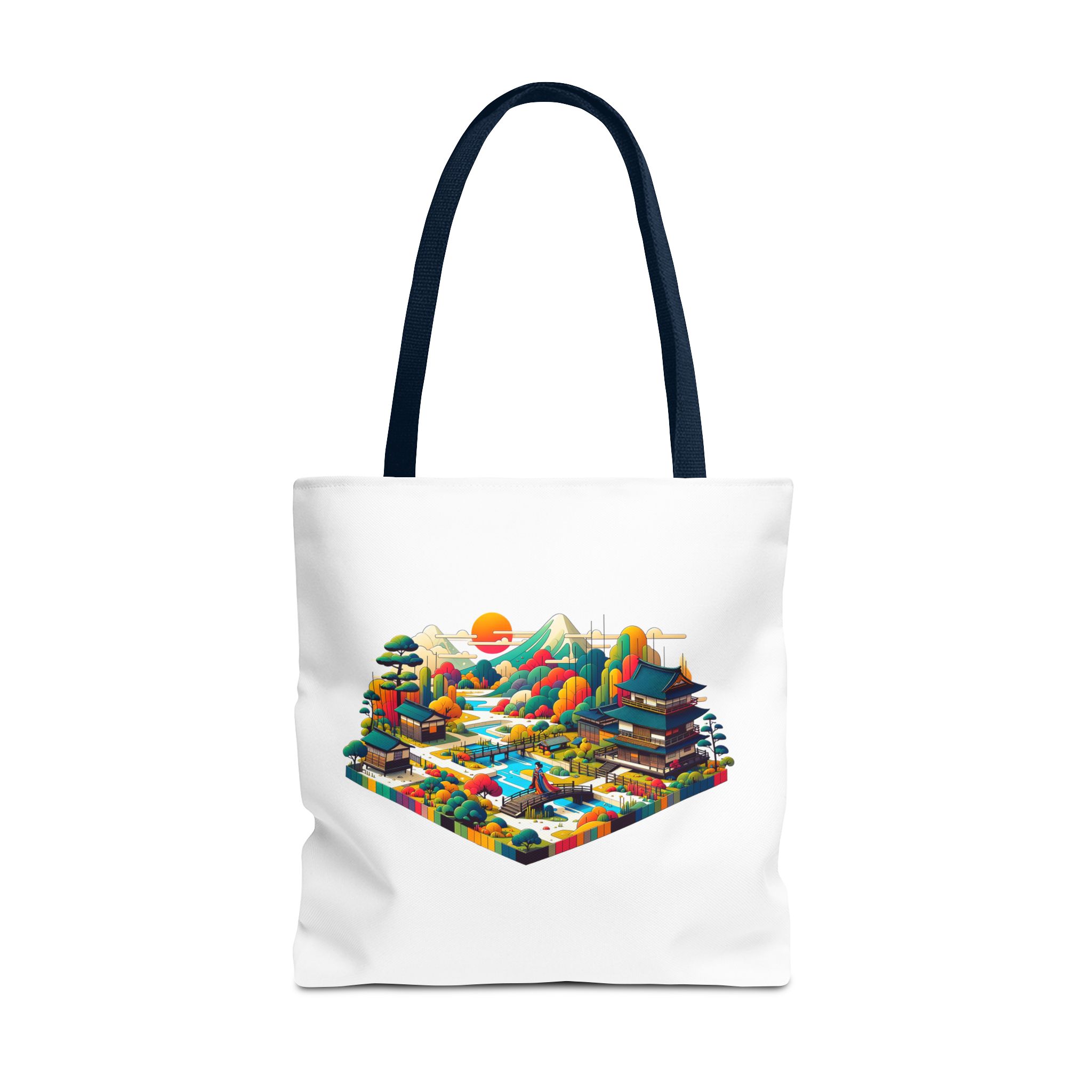 Japanese Tote bag – asian purse – Retro Japan handbag boho print - Image 29