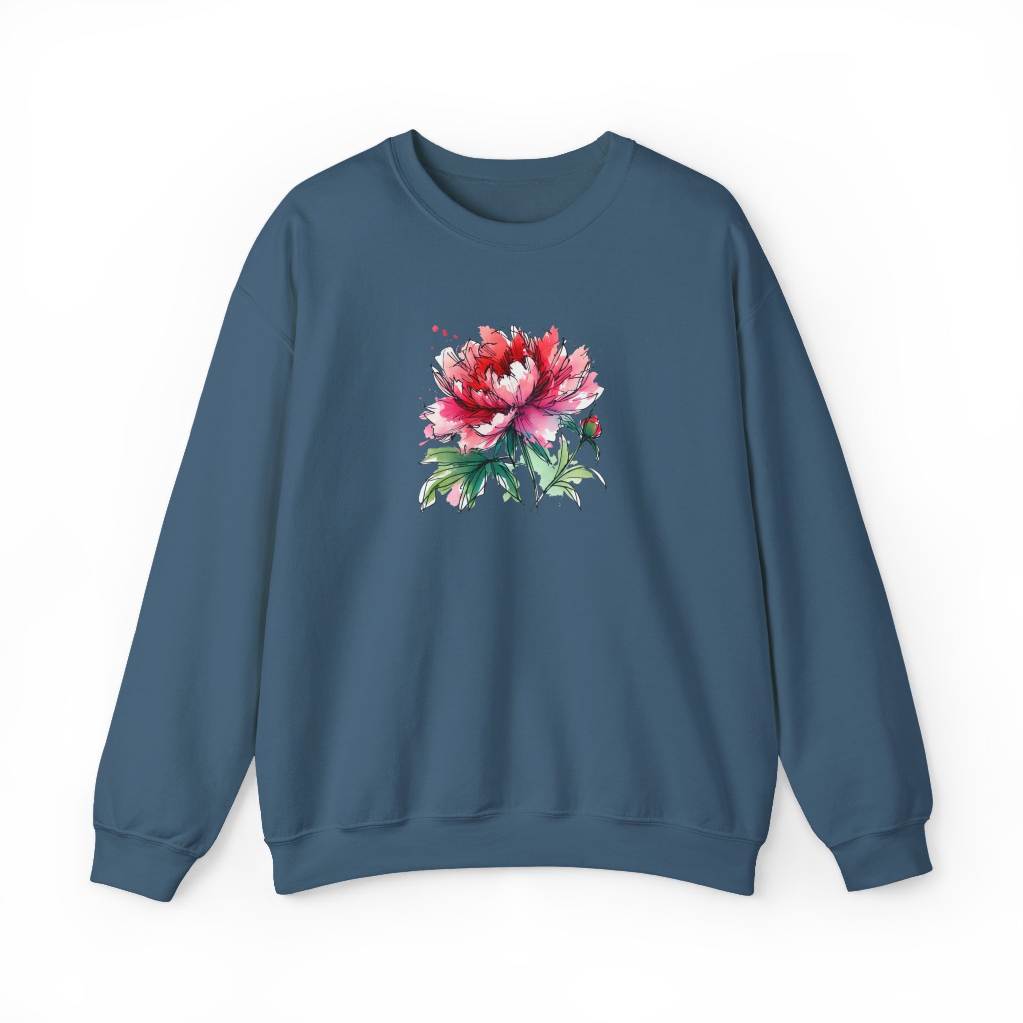 Flower sweatshirt – Tropical sweatshirt – Boho Flower sweater nature print - Image 24