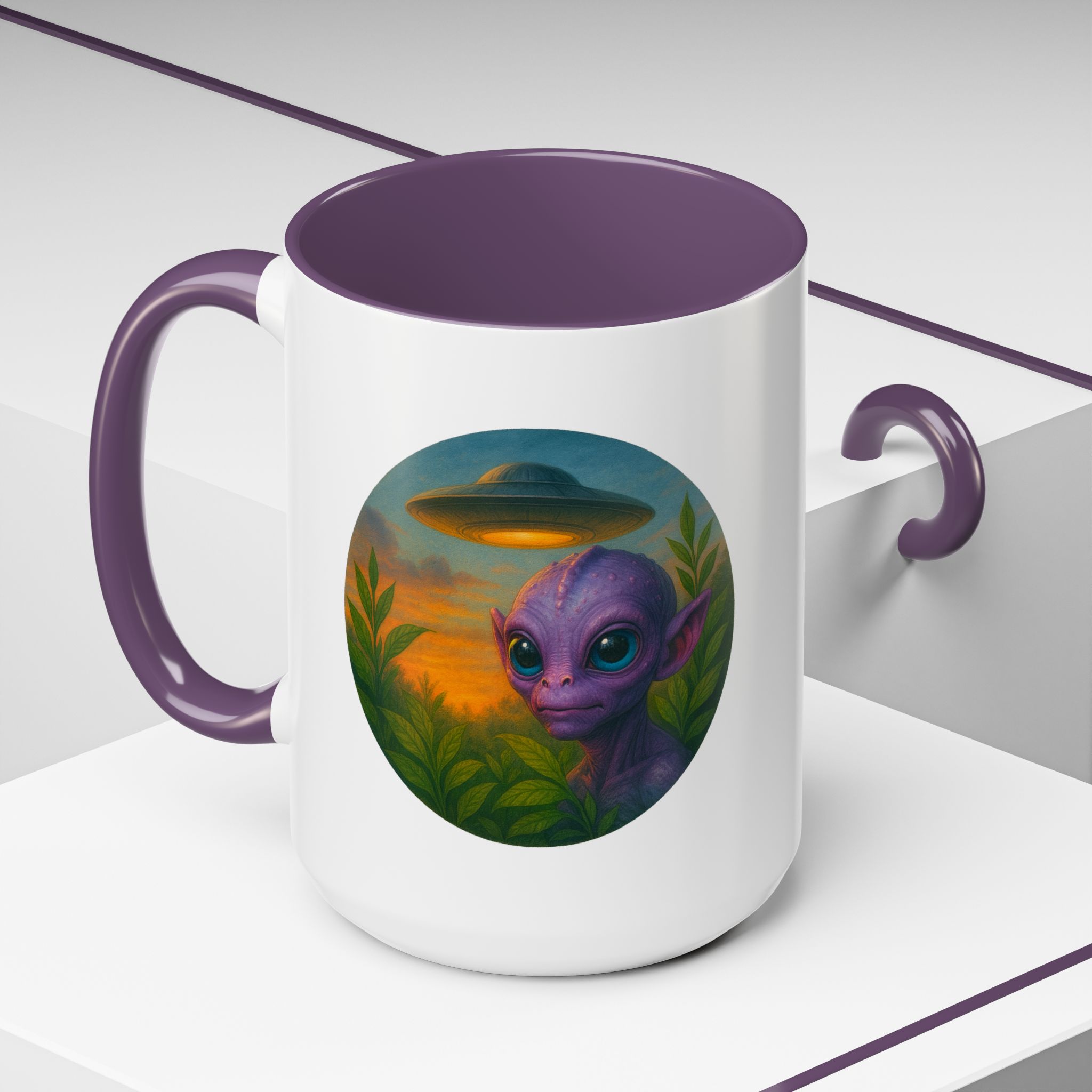 Alien mug and cup extraterrestrial whale fantasy funny vintage graphic oversized womens design - Image 60