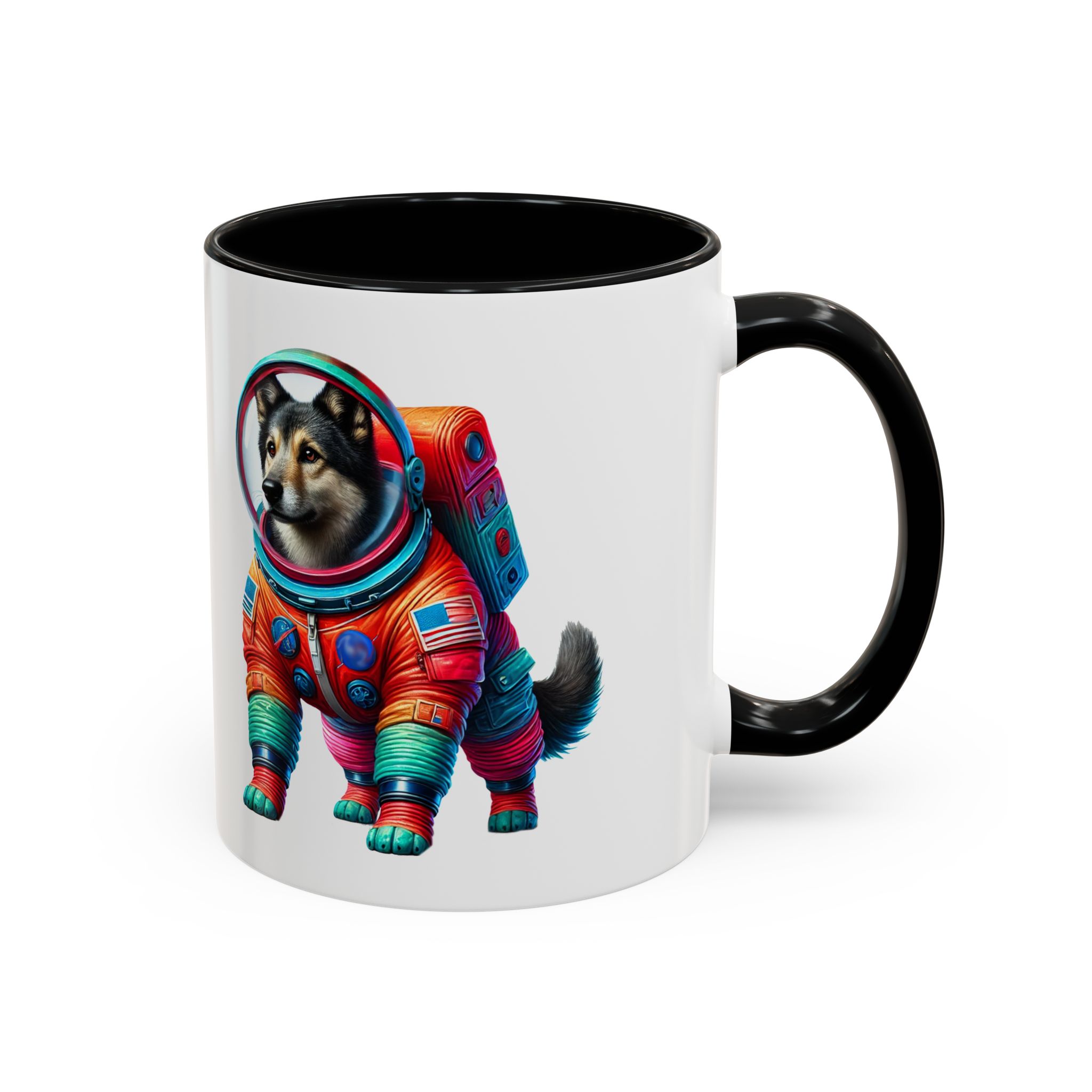 Office mug Dog Outerspace coffee cup Dachshund astronaut tea lover boho gift for her pet accessory puppy - Image 5