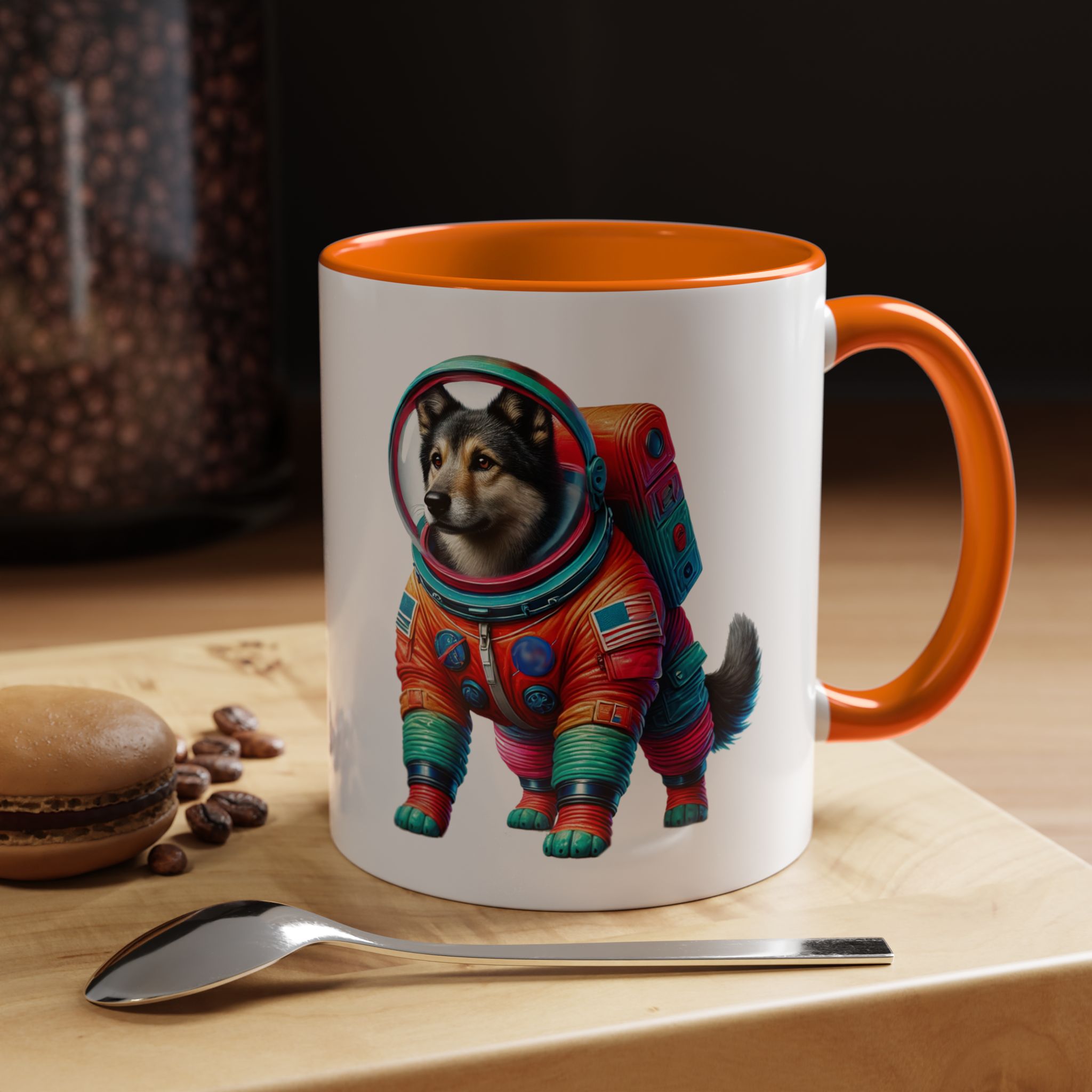 Office mug Dog Outerspace coffee cup Dachshund astronaut tea lover boho gift for her pet accessory puppy - Image 47