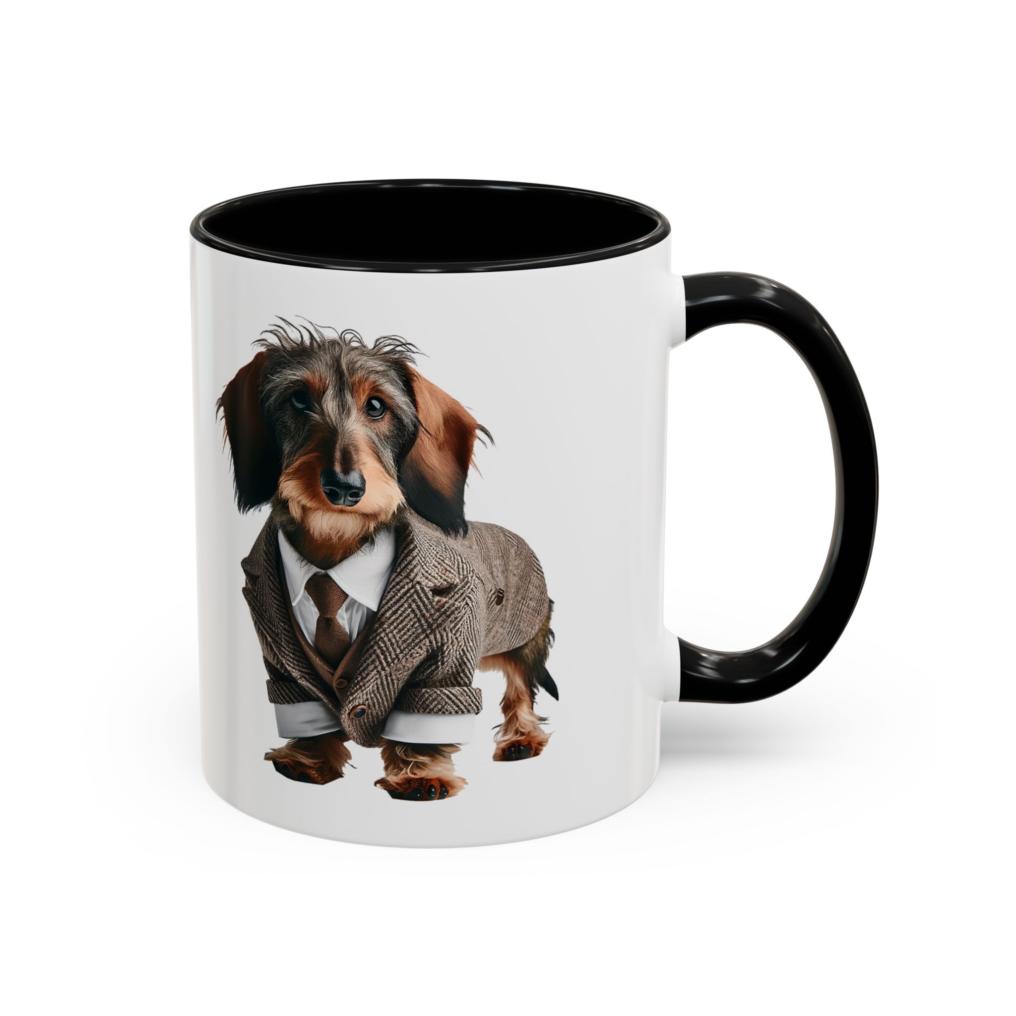 Office mug Dachshund coffee Cup Dog love gift for her unique mug boho tea cup puppy design pet accessory - Image 2
