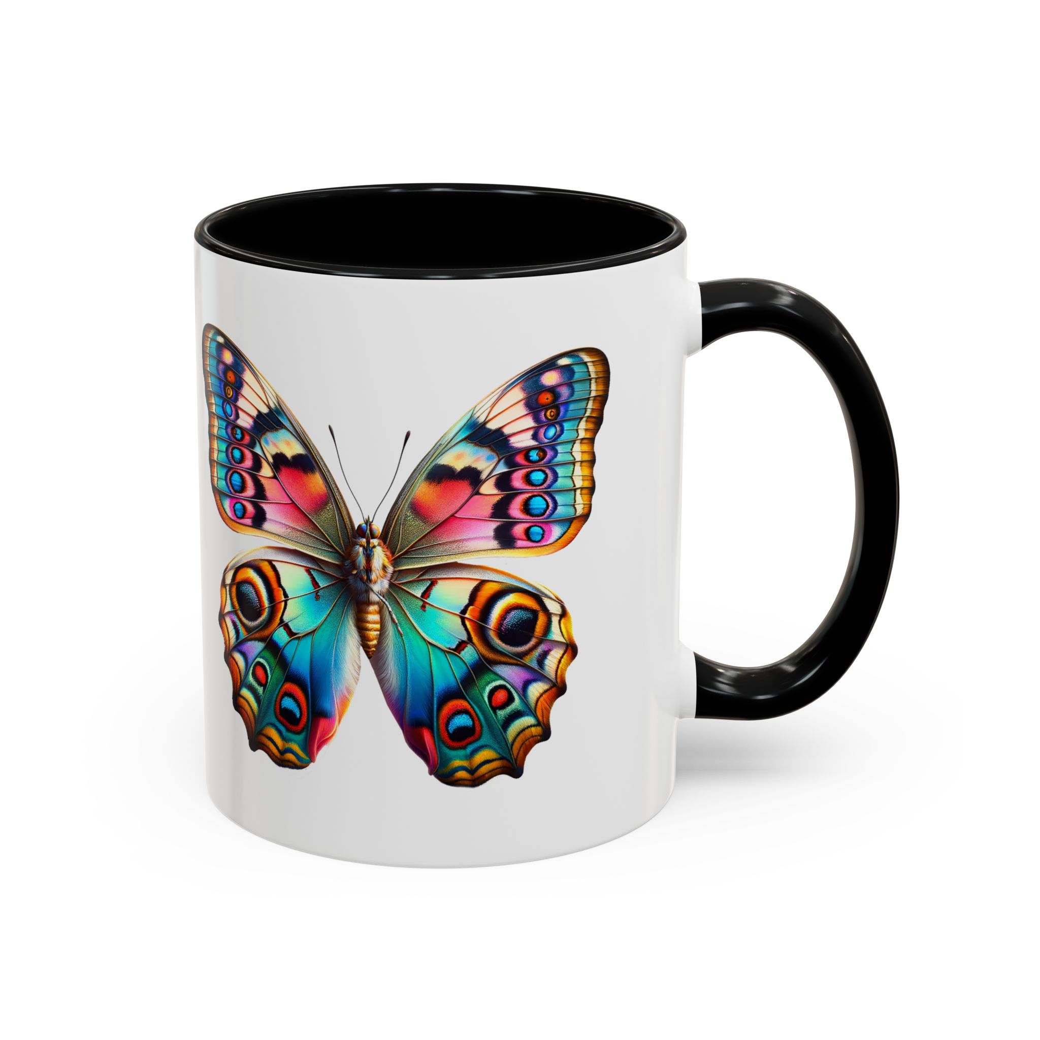 Coffee mug Butterfly unique cup boho gift for her office accessory cute mug nature design - Imagen 5