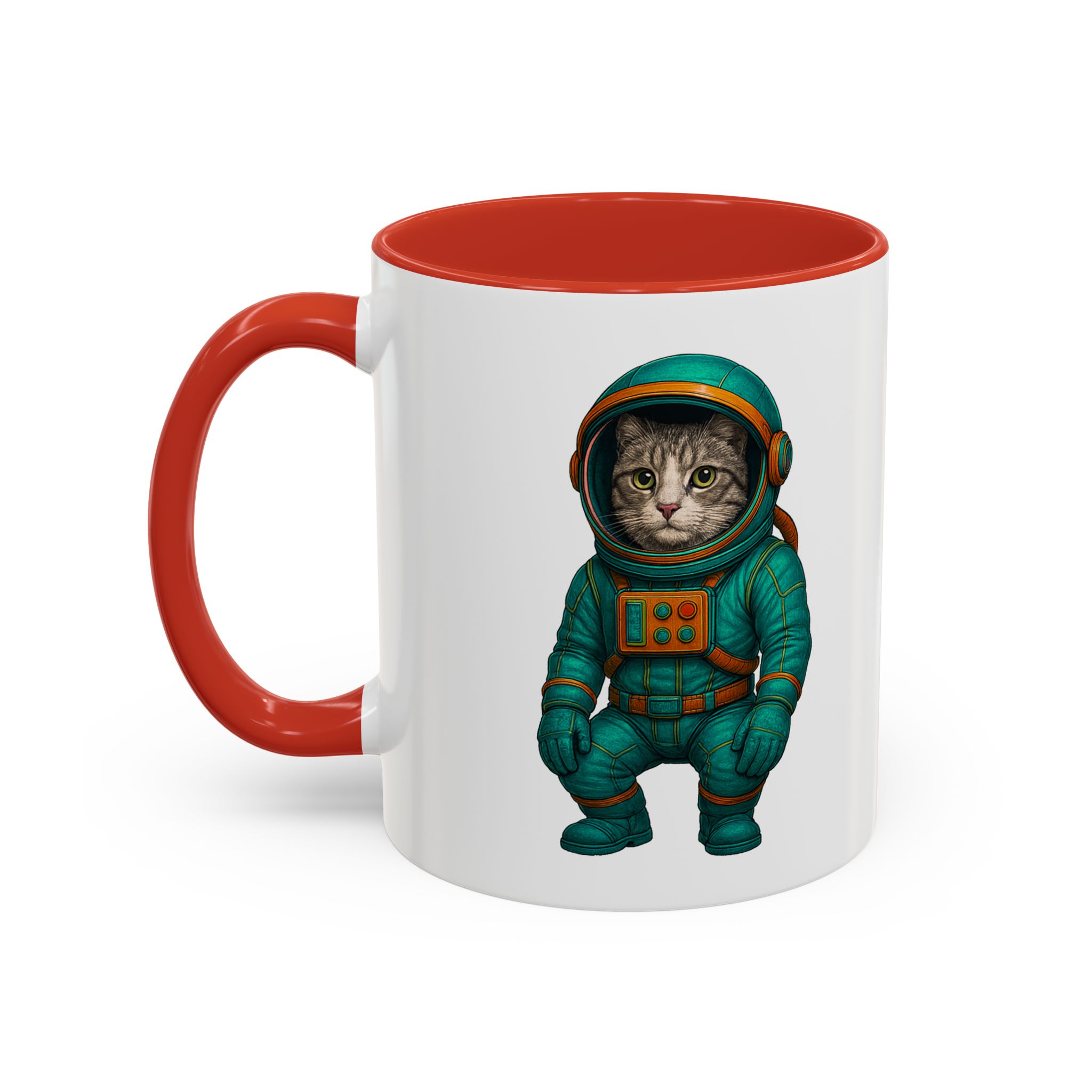 Coffee Mug funny Cat lover boho Mug Cat astronaut tea cup pet unique accessory kitten gift for her - Imagen 18