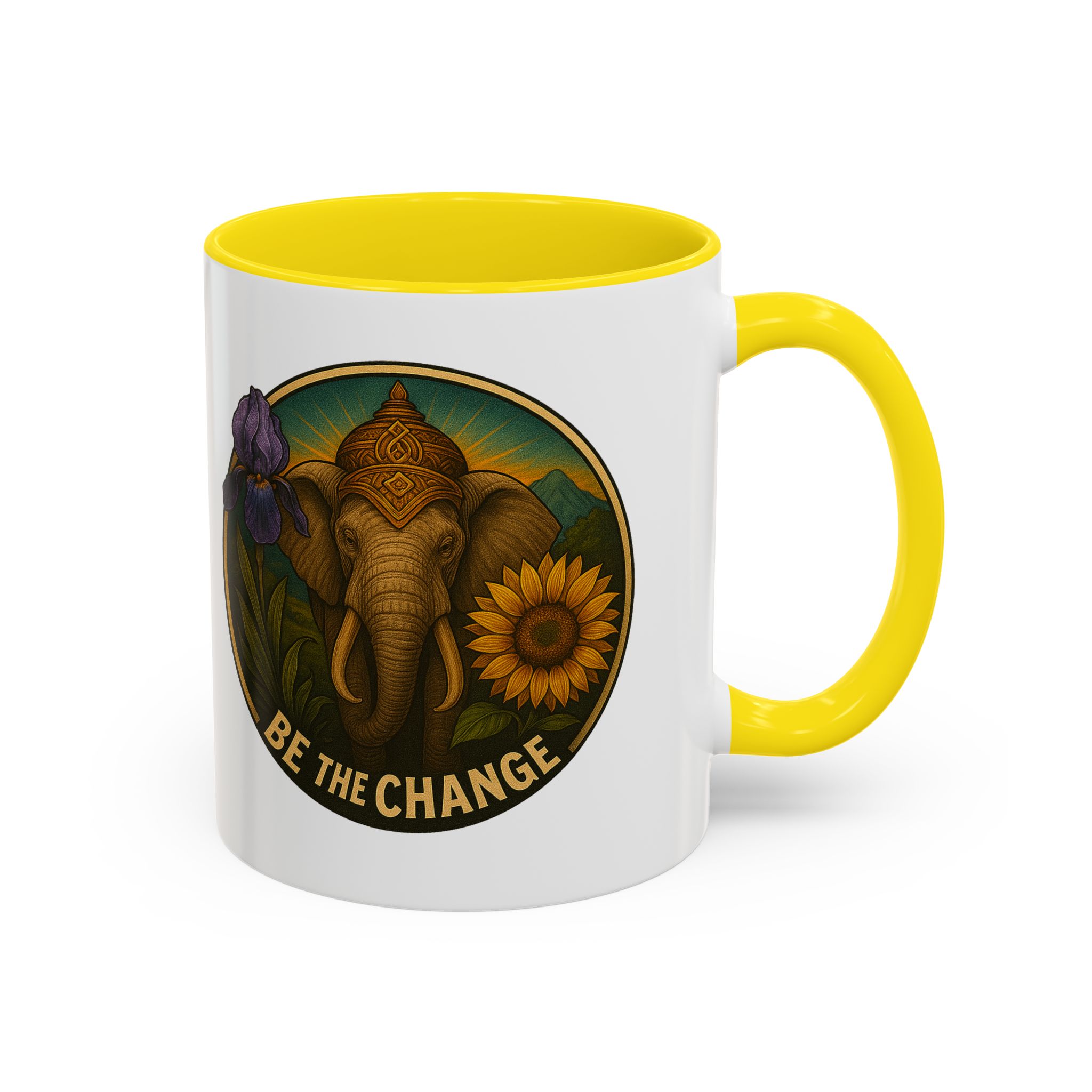 Surrealist coffee mug buddha Fantasy mug Limited Edition Hand Drawn Art by Real Artist - Imagen 49